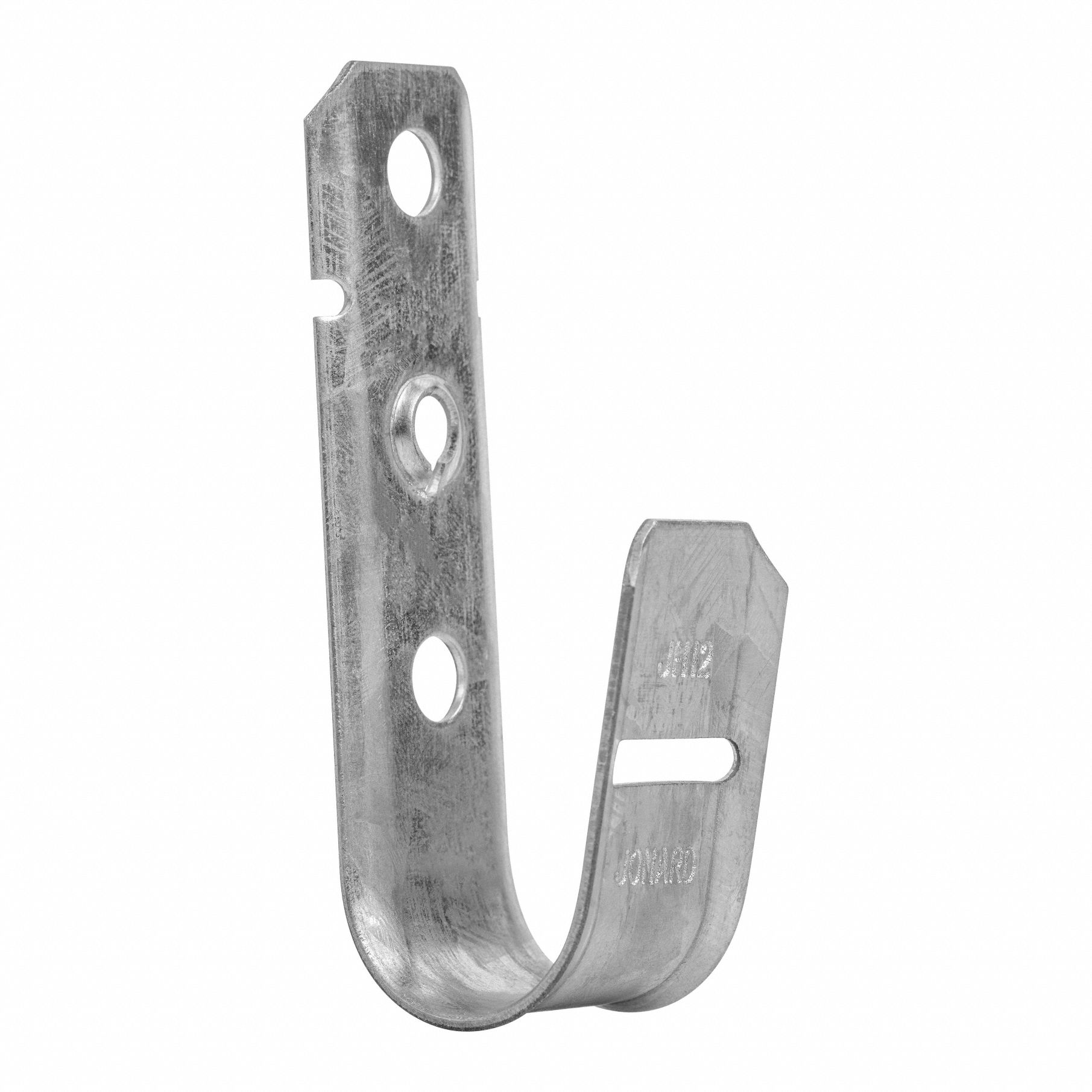 J Hook: Screw-On without Locking Latch, 3/4 in Max. Bundle Dia., Mounting Hole