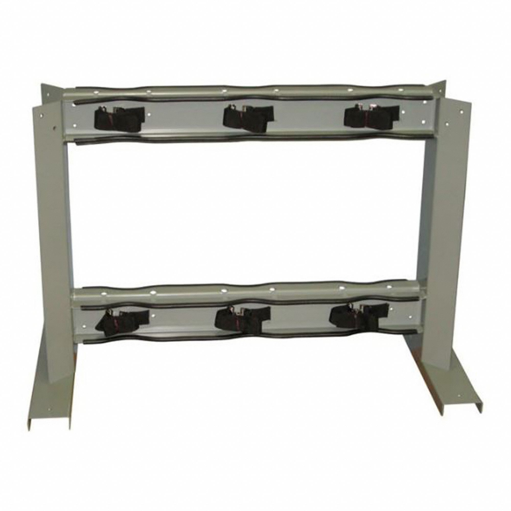 GAS CYLINDER STAND, GREY, STEEL, 30 IN HEIGHT