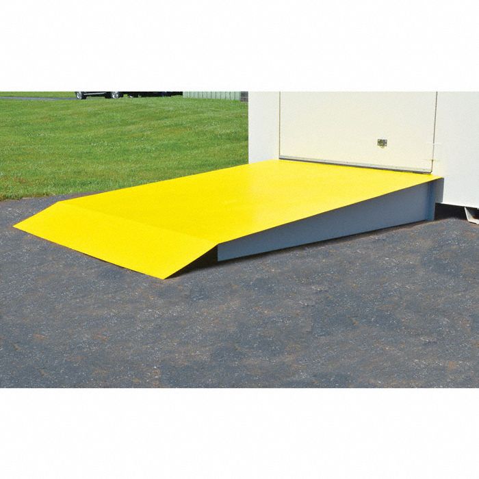 RAMP, FOR USE W 2 DRUM OUTDOOR STORAGE LOCKER, 48 X 14 IN