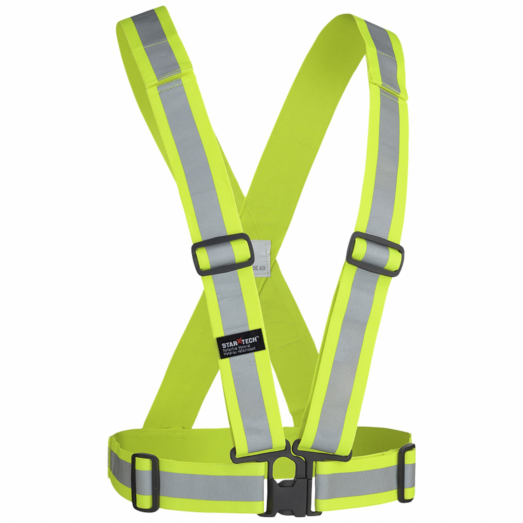 ÉCHARPE DE SÉCURITÉ HTE VISIBILITÉ,JAUNE/VERT,TAILLE UNIVERSELLE