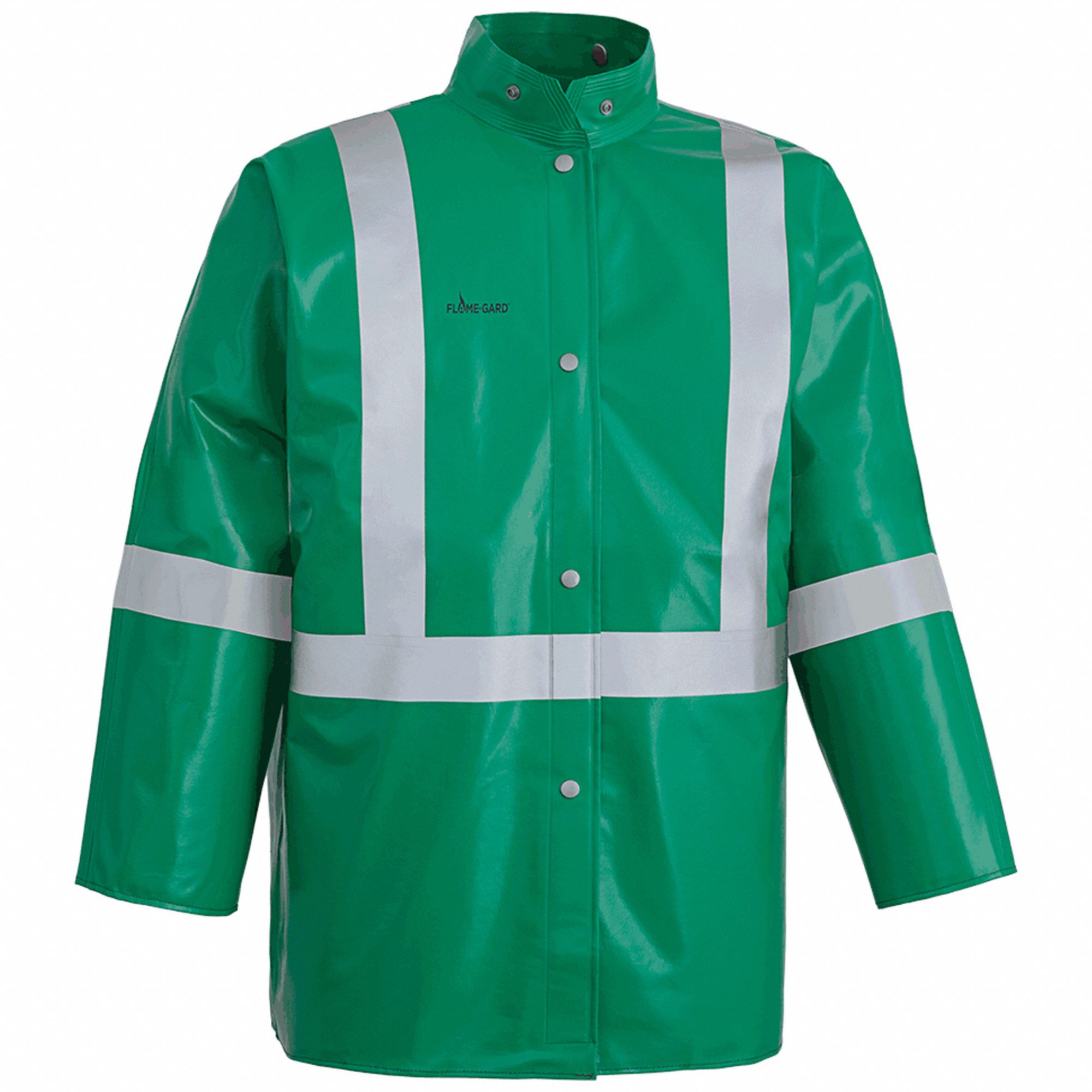 FLAME RESISTANT JACKET,SZ M,GREEN