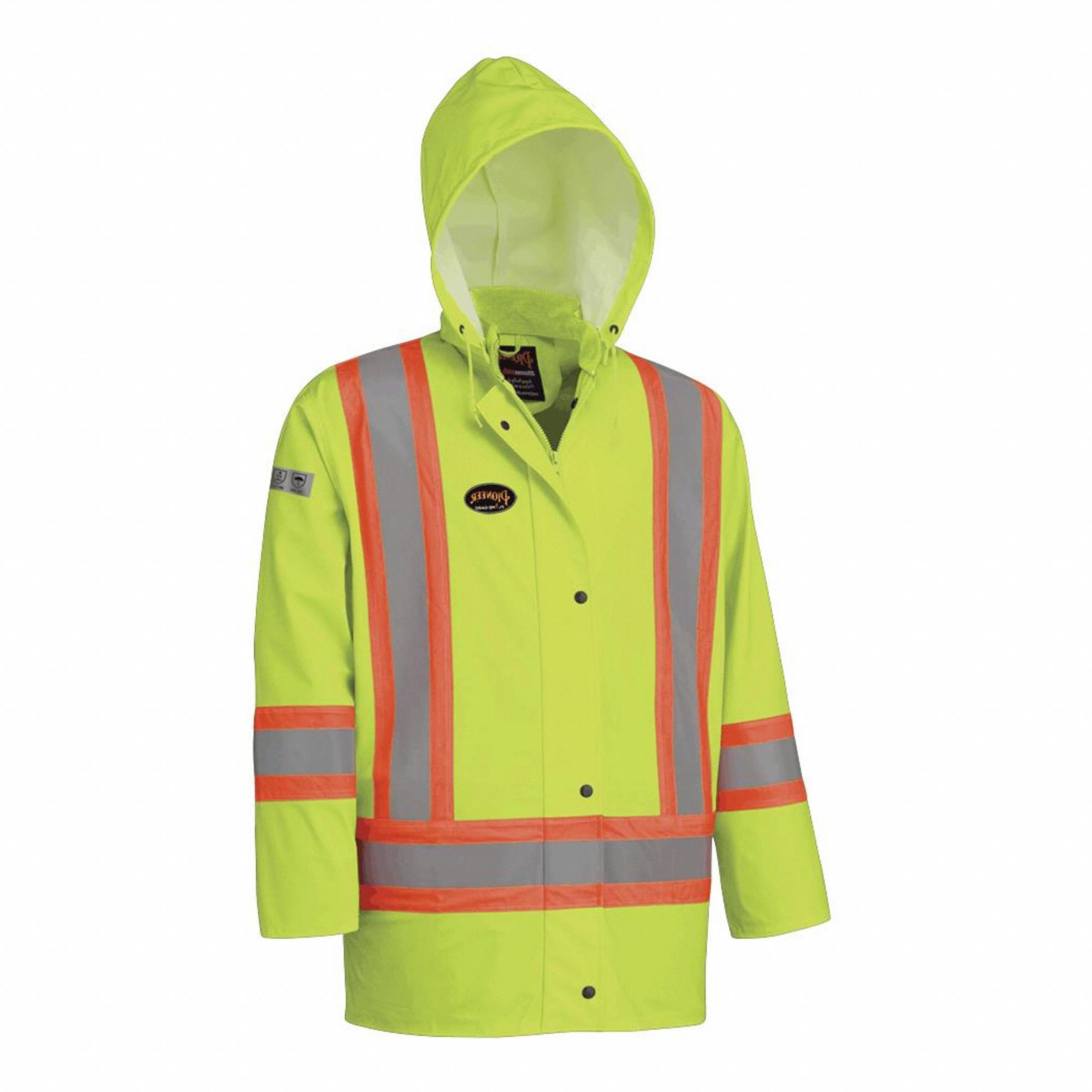 JACKET,HI-VIS YELLOW,UNISEX,4XL,MESH