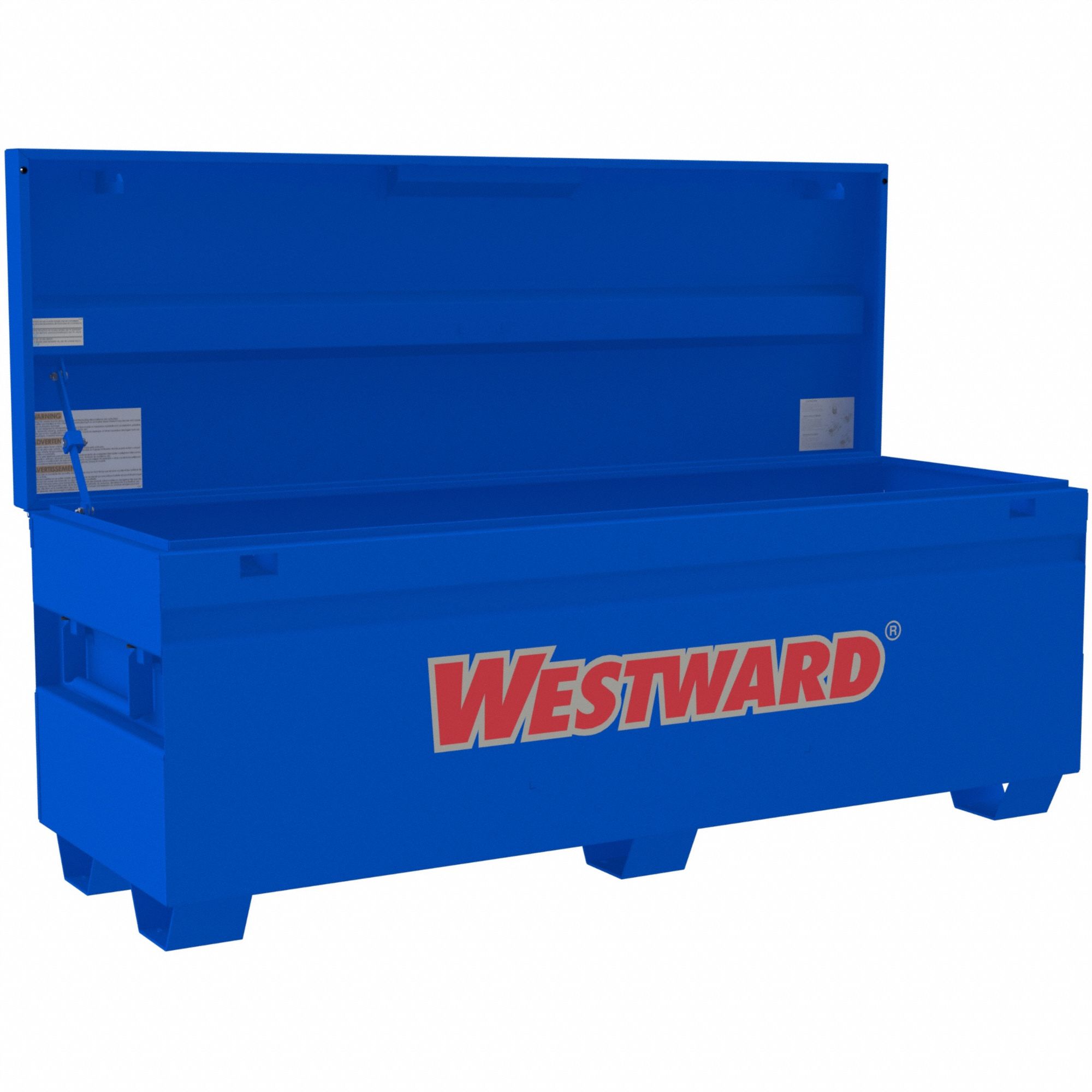 JOBSITE BOX,14 GAL,POWDER COATED,BLUE