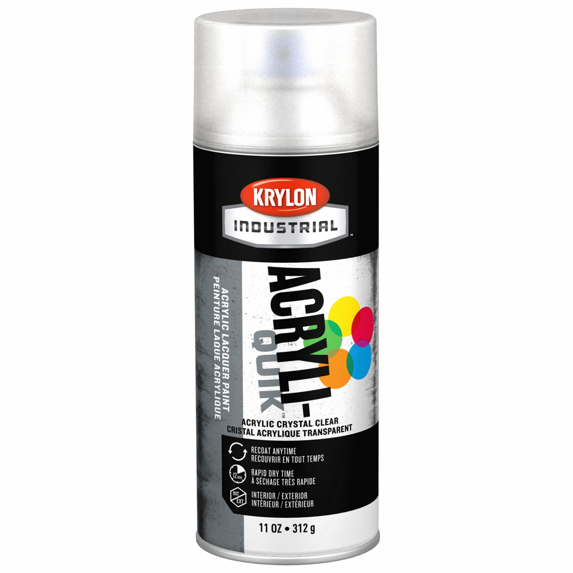 Krylon K01303A07 Crystal Clear Acrylic Coating Aerosol Spray, 6 Ounce,  Gloss Small Can, 6 Ounce (Pack of 1) - Arts And Crafts Spray Paint 