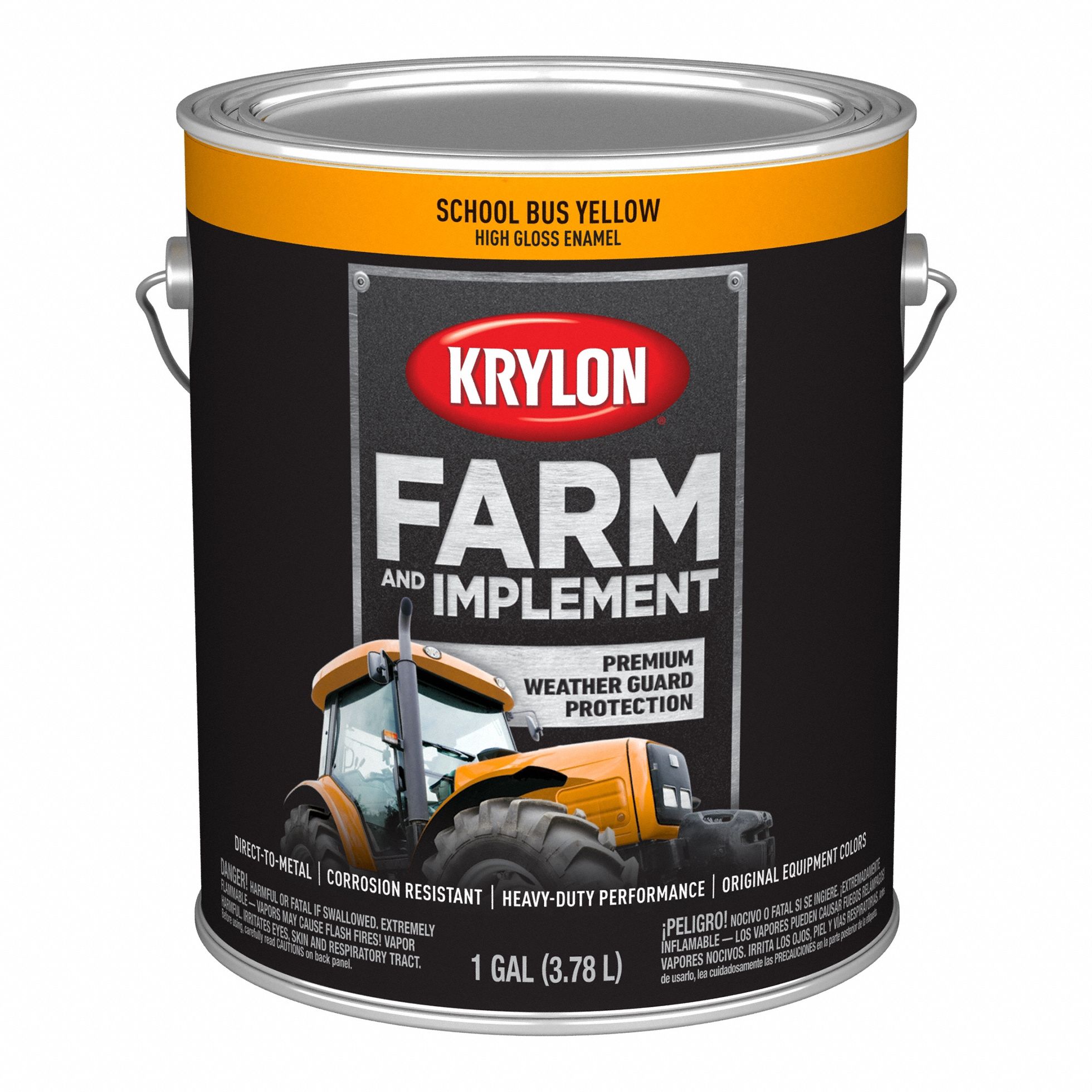 Acrylic Coating: Exterior, Std, DTM Coating/Rust Preventative, Metal/Wood, Solvent, Yellows