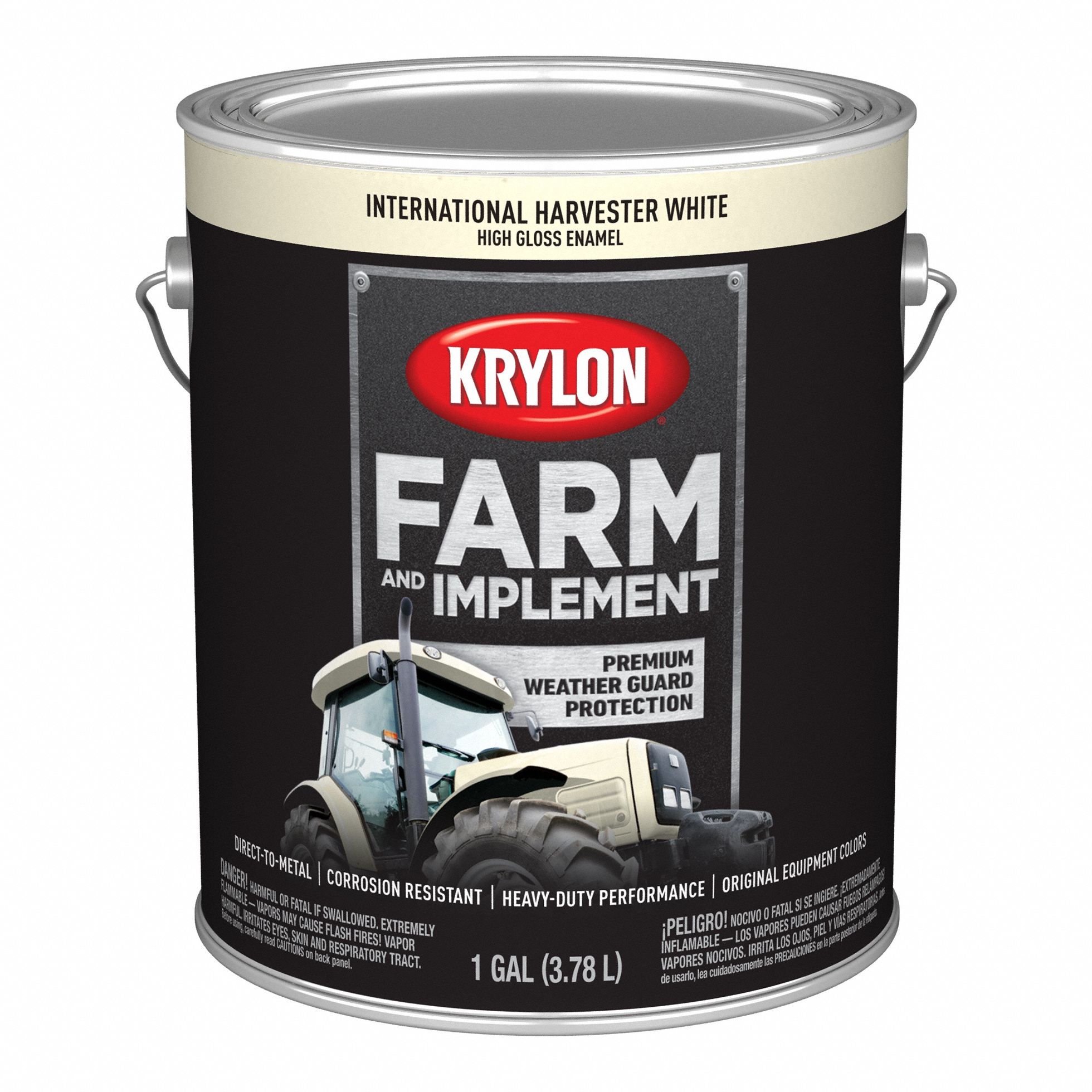 Acrylic Coating: Exterior, Std, DTM Coating/Rust Preventative, Metal/Wood, Solvent, Whites