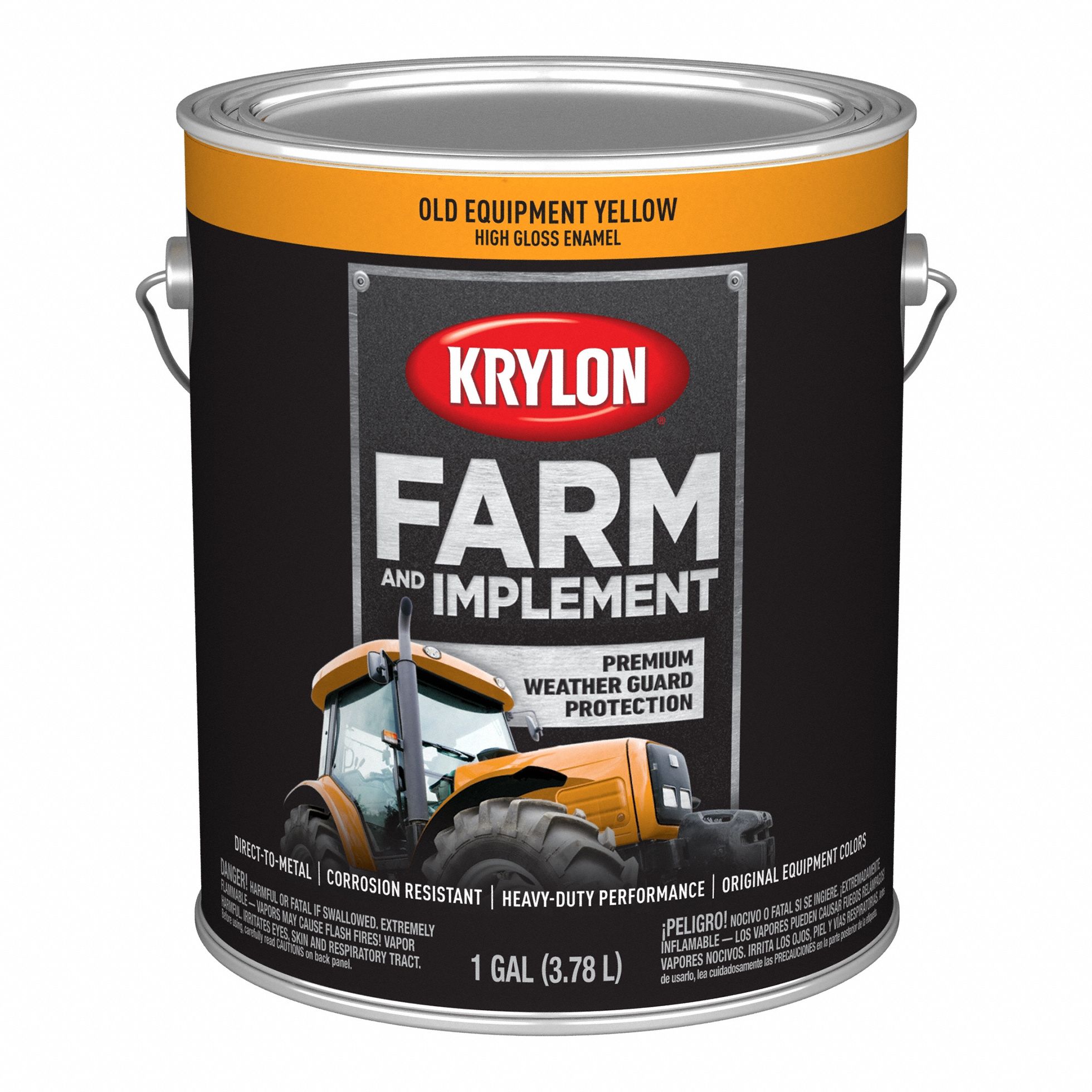 Acrylic Coating: Exterior, Std, DTM Coating/Rust Preventative, Metal/Wood, Solvent, Yellows