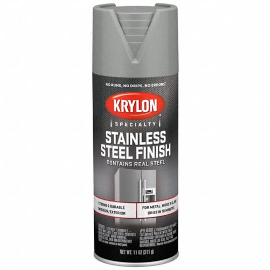 Krylon Stainless Steel Paint, Stainless Steel, 11 oz. 