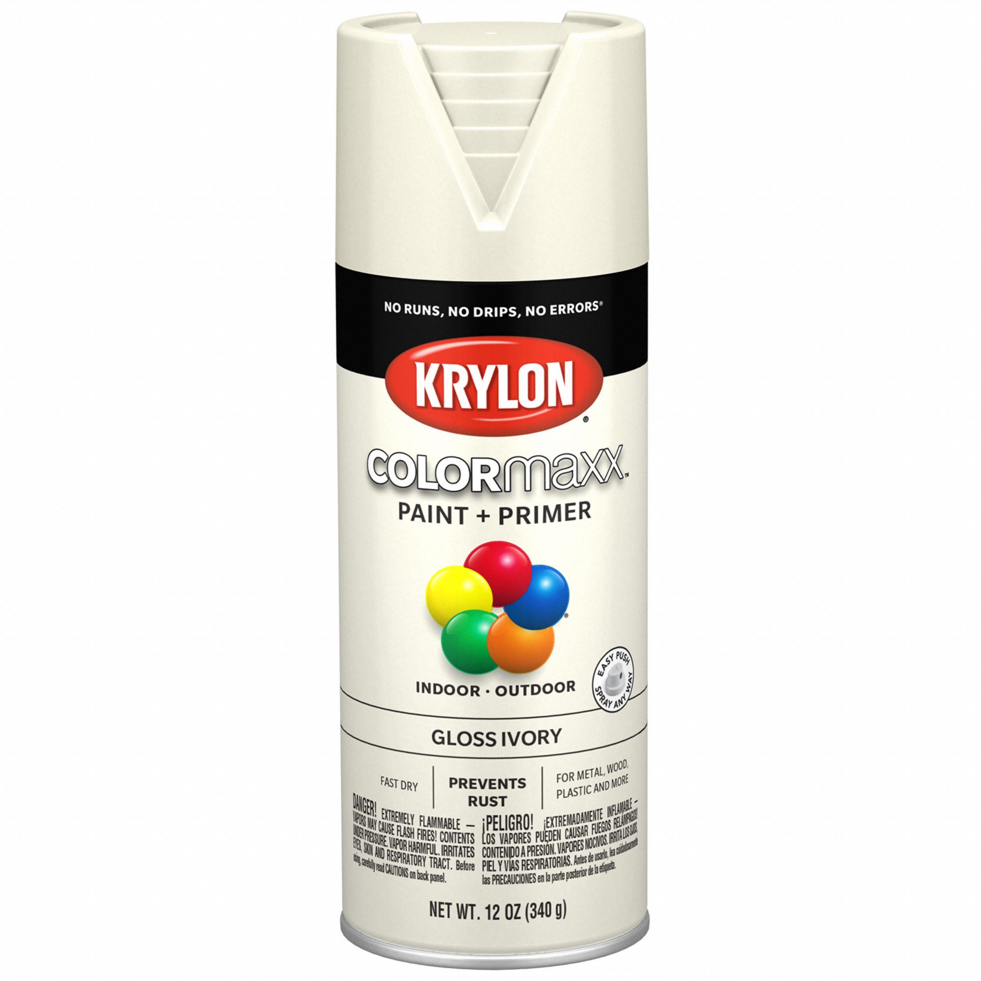 Spray Paint: Premium Spray Paints, Rust Preventative Spray Paint, White, Solvent, Acrylic