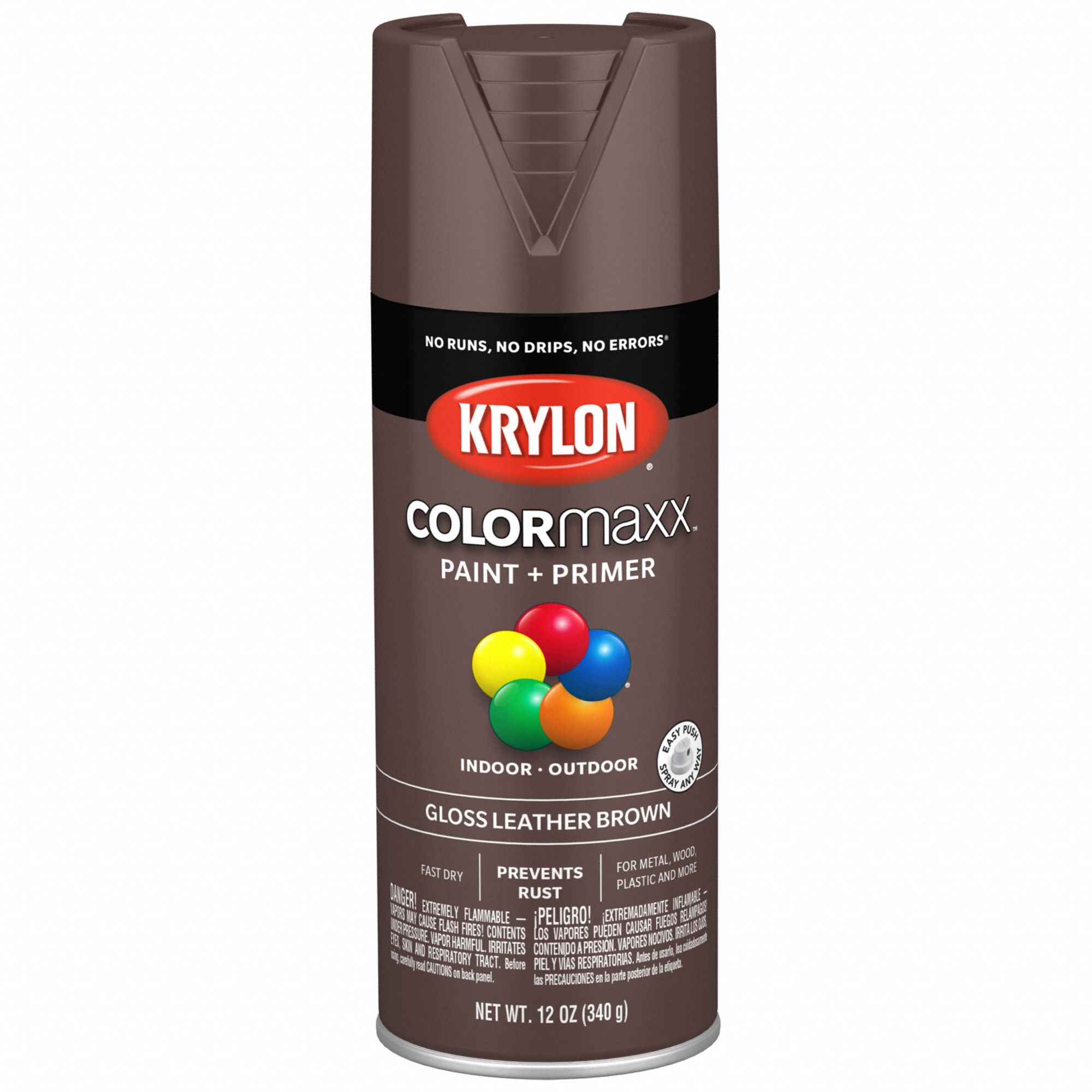 Spray Paint: Premium Spray Paints, Rust Preventative Spray Paint, Brown, Solvent, Acrylic