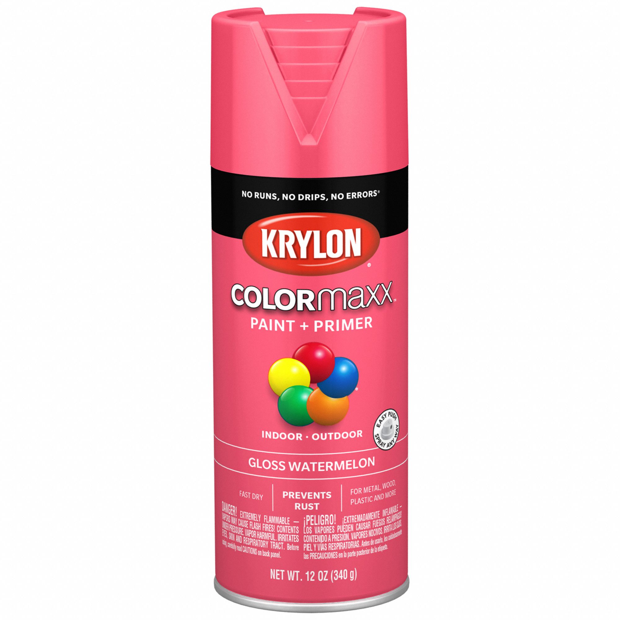 Spray Paint: Premium Spray Paints, Rust Preventative Spray Paint, Pink, Solvent, Acrylic