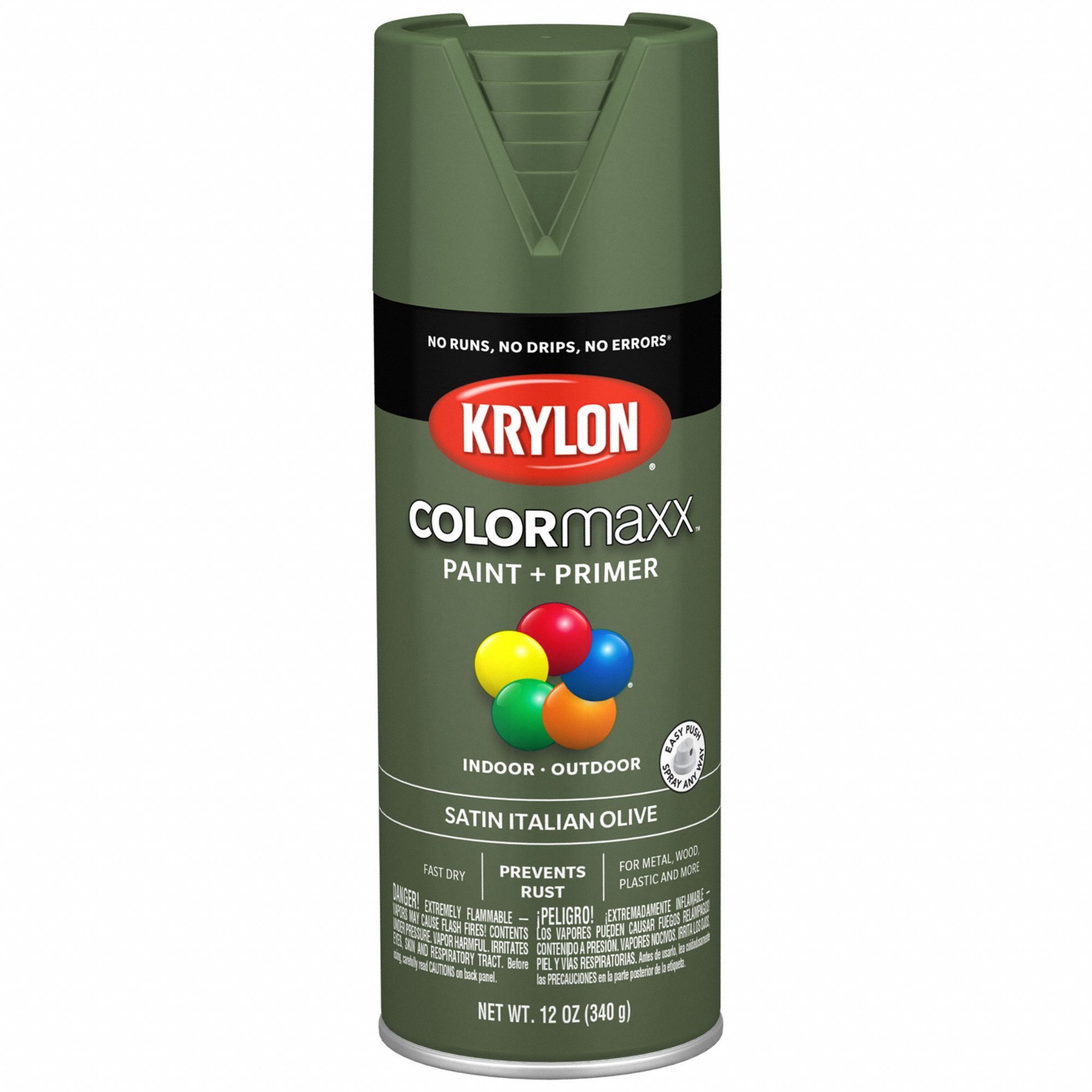 Spray Paint Satin Italian Olive 12 oz