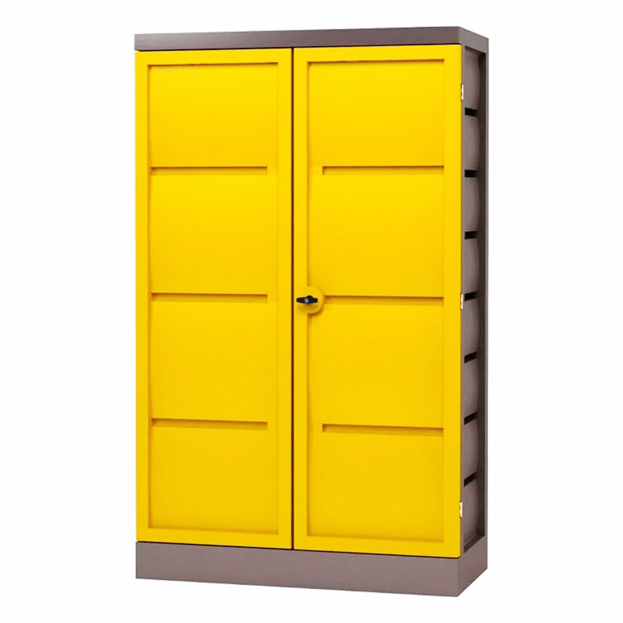 Corrosives Safety Storage Cabinet: Std, 20 gal, 25 1/4 in x 48 1/2 in x 78 1/2 in, Blue