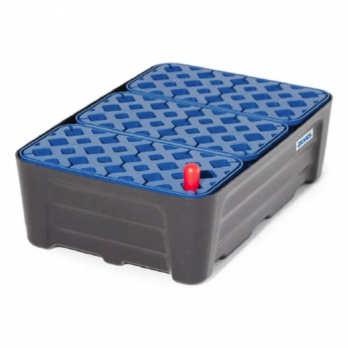 Spill Containment Tray: 8 gal Spill Capacity, 7 1/8 in Ht, 23 5/16 in x 15 13/16 in