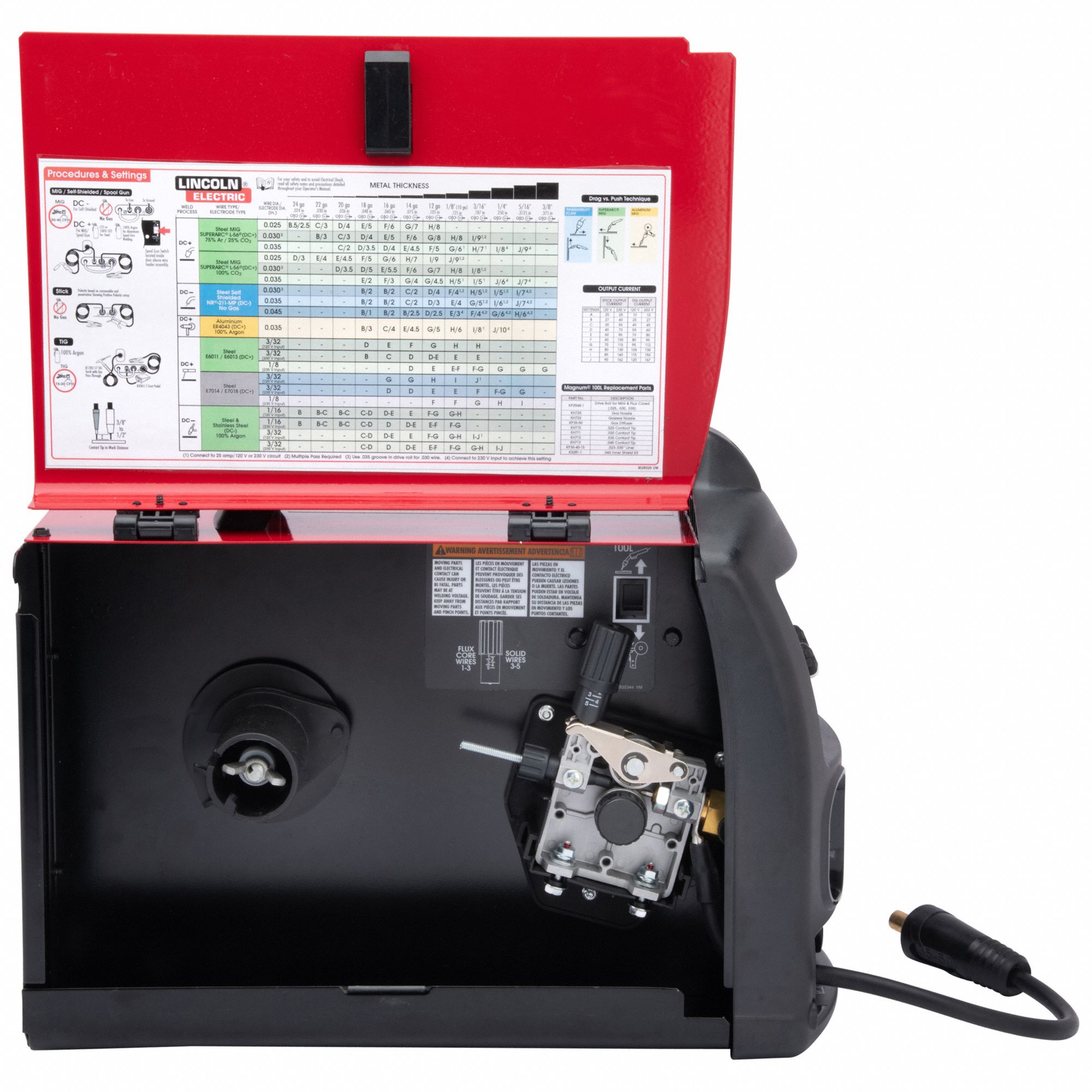 LINCOLN ELECTRIC Welder, Weld Pak, 180i Mp Dv, 120V, 230V 799RF5