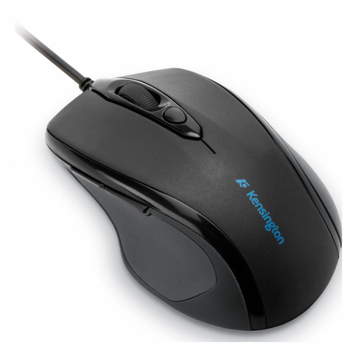 Mouse: Corded, USB Connection, Black, 6 Buttons, Ergonomic Design, 6 ft Cable Lg