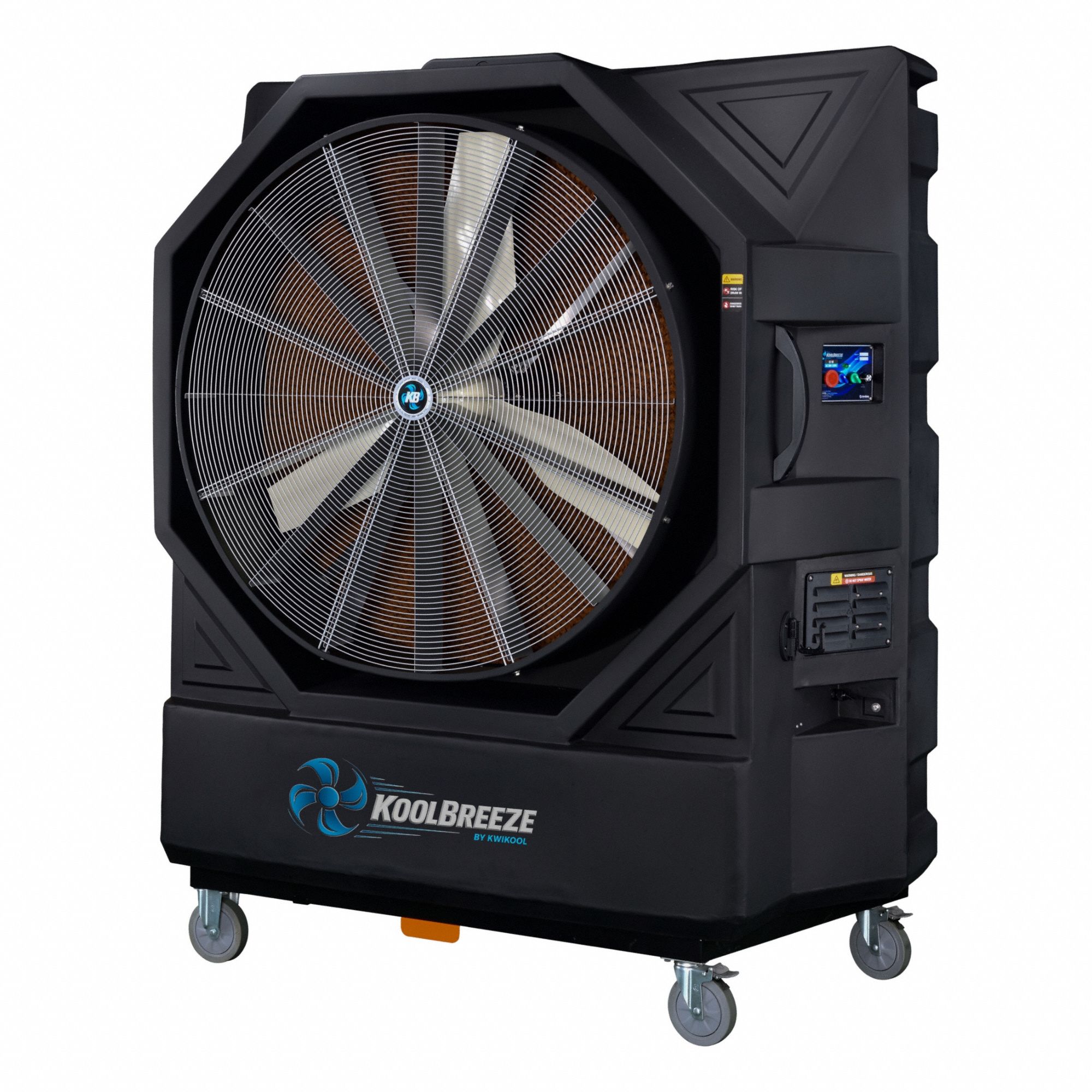 Portable Evaporative Cooler: 8, 400 sq ft – 1, 292 sq ft, 6-20P, 220V AC, 28, 252 cfm Airflow