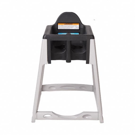 KidSitter: Black (Seat)/Gray (Legs), 22 1/2 in Overall Ht, 22 1/4 in Overall Wd