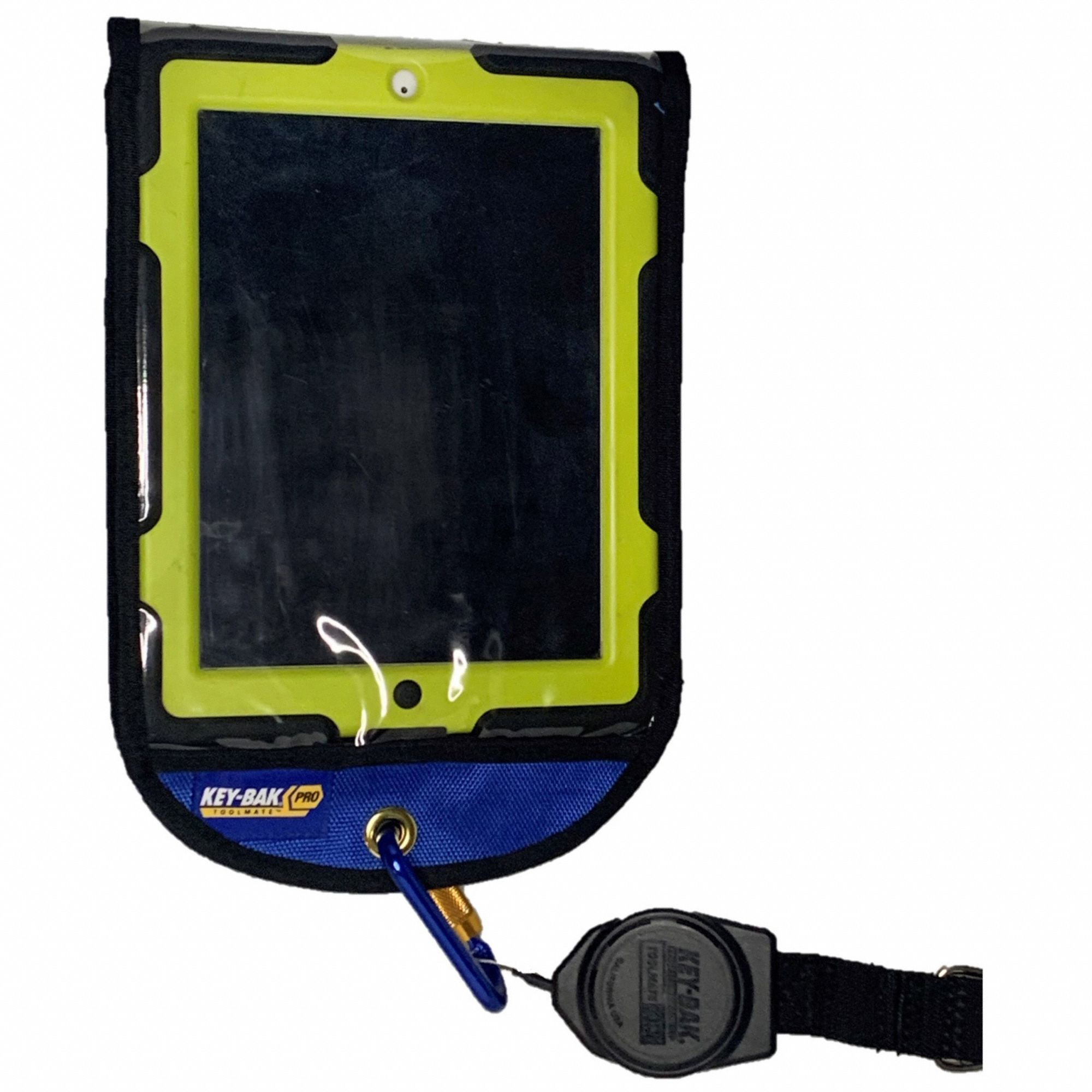KEYBAK, Blue, Polyester/Vinyl, Retractable Tablet Jacket 800HD80KB6