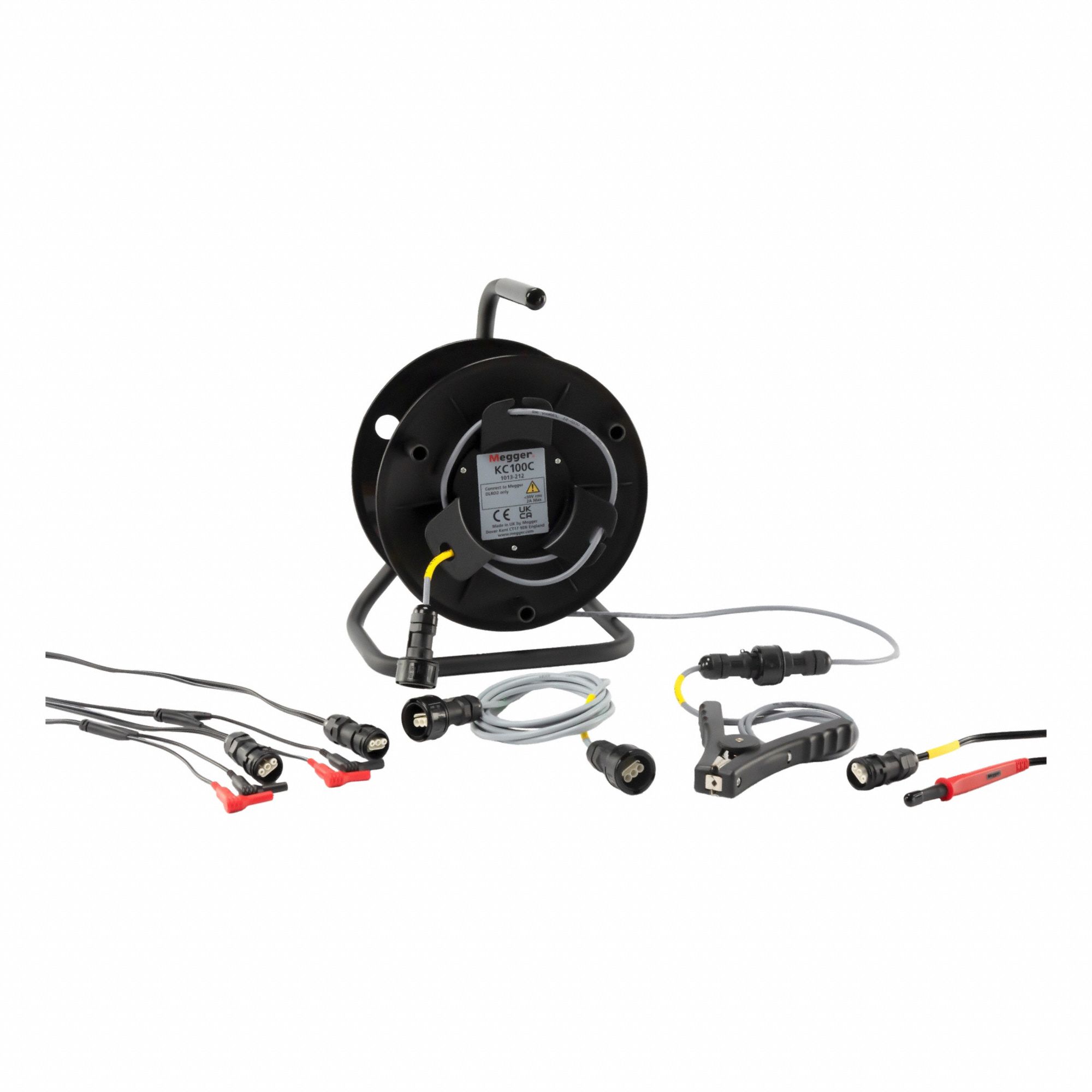 Test Lead Set: Test Lead Set, 328.1 ft Test Lead Lg, Ohmmeters, KC100C-KIT