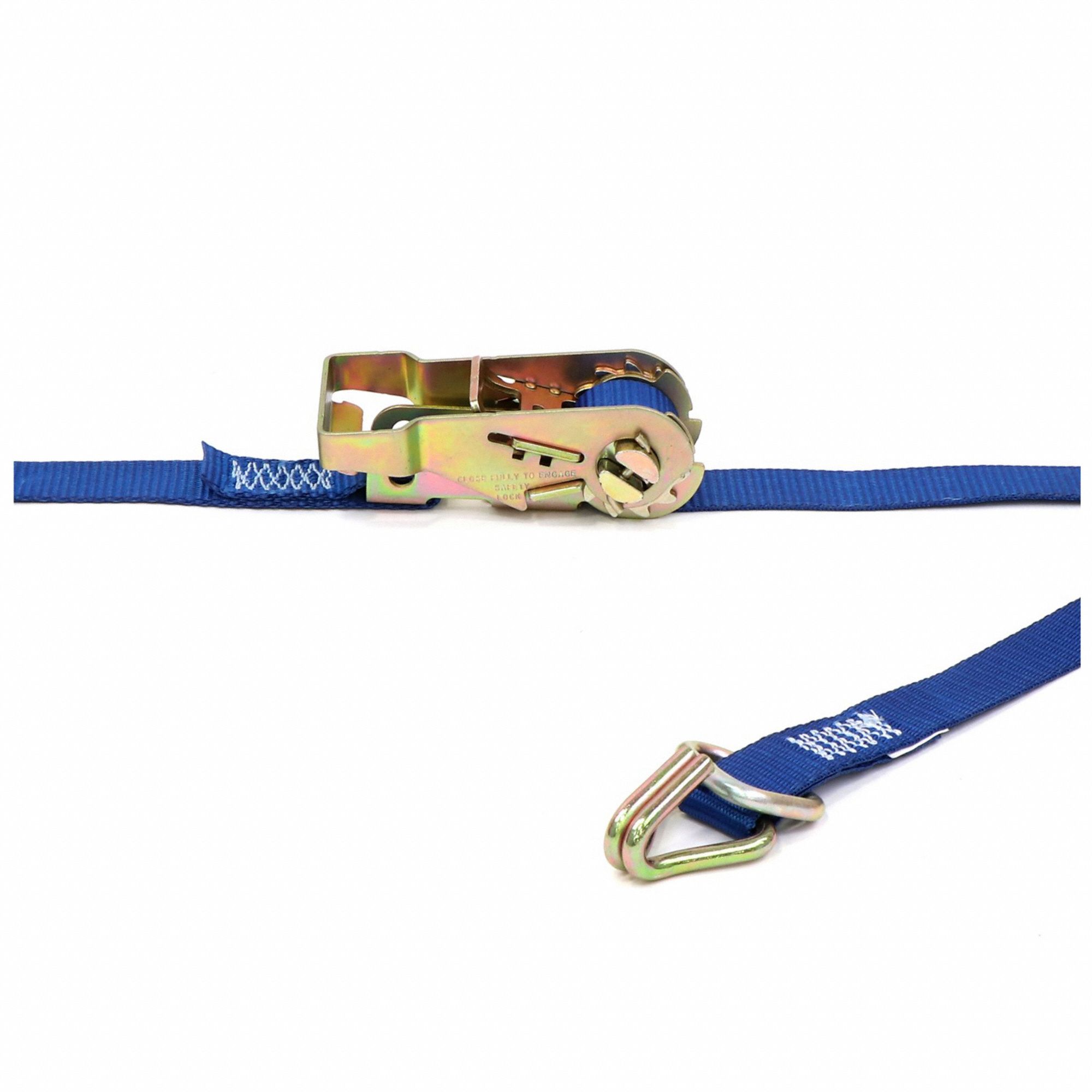 RATCHET STRAP WIRE HOOK C/W D RIN 1X20