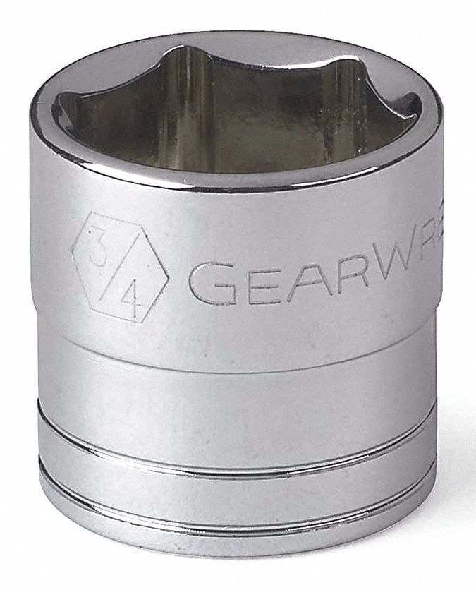 SOCKET,STANDARD,3/4