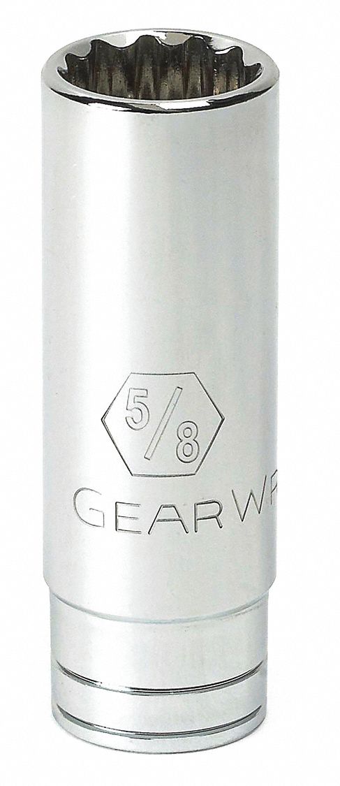 SOCKET,DEEP,13/16 L,3/8" DR,6 PT