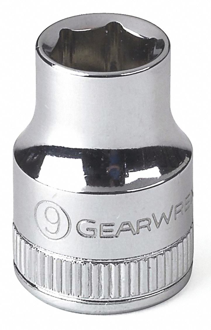 SOCKET,STANDARD,9 MM L,3/8