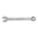 COMBINATION WRENCH, ALLOY STEEL, CHROME, 16 MM HEAD SIZE, 8 1/4 IN OVERALL L, STANDARD