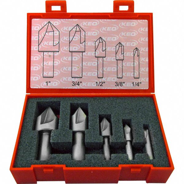 Countersink Set: Carbide,