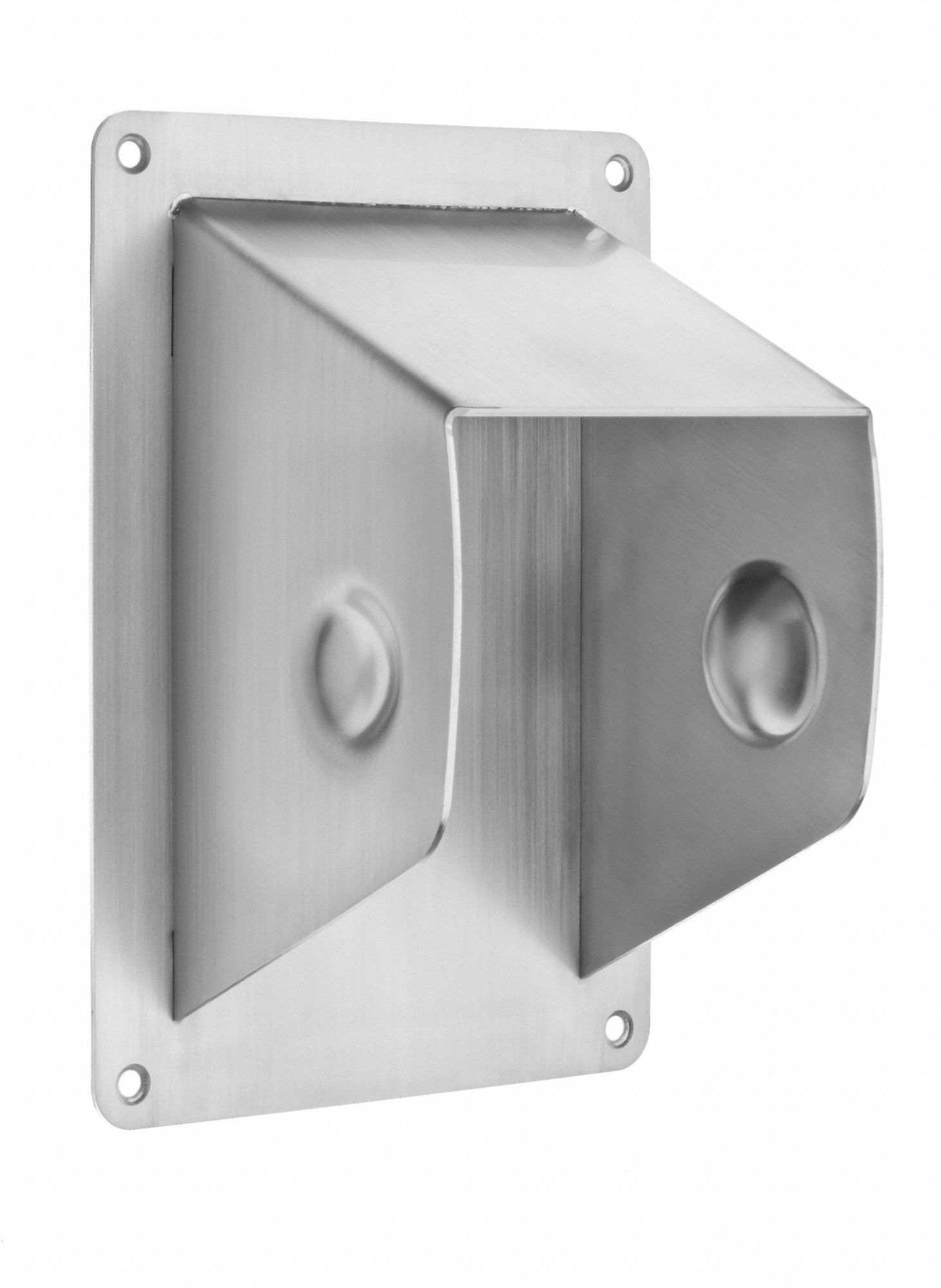 Surface Mount Toilet Paper Dispenser: Std Core, Horizontal Single Roll, Silver