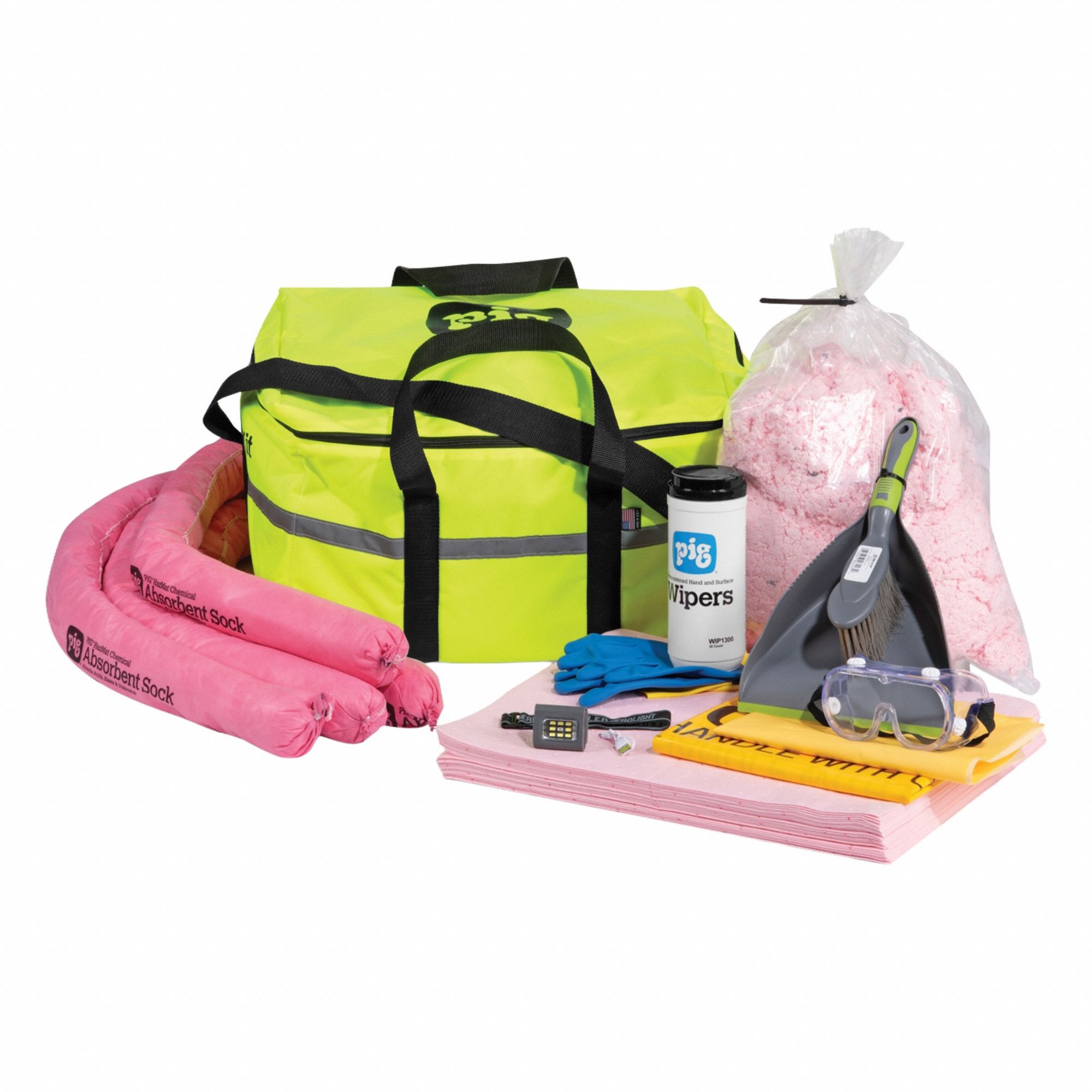 Spill Kit 20 in L Bag 9 gal Absorbed