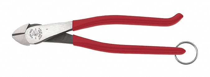 Diagonal Cut Ironworker Pliers with Ring