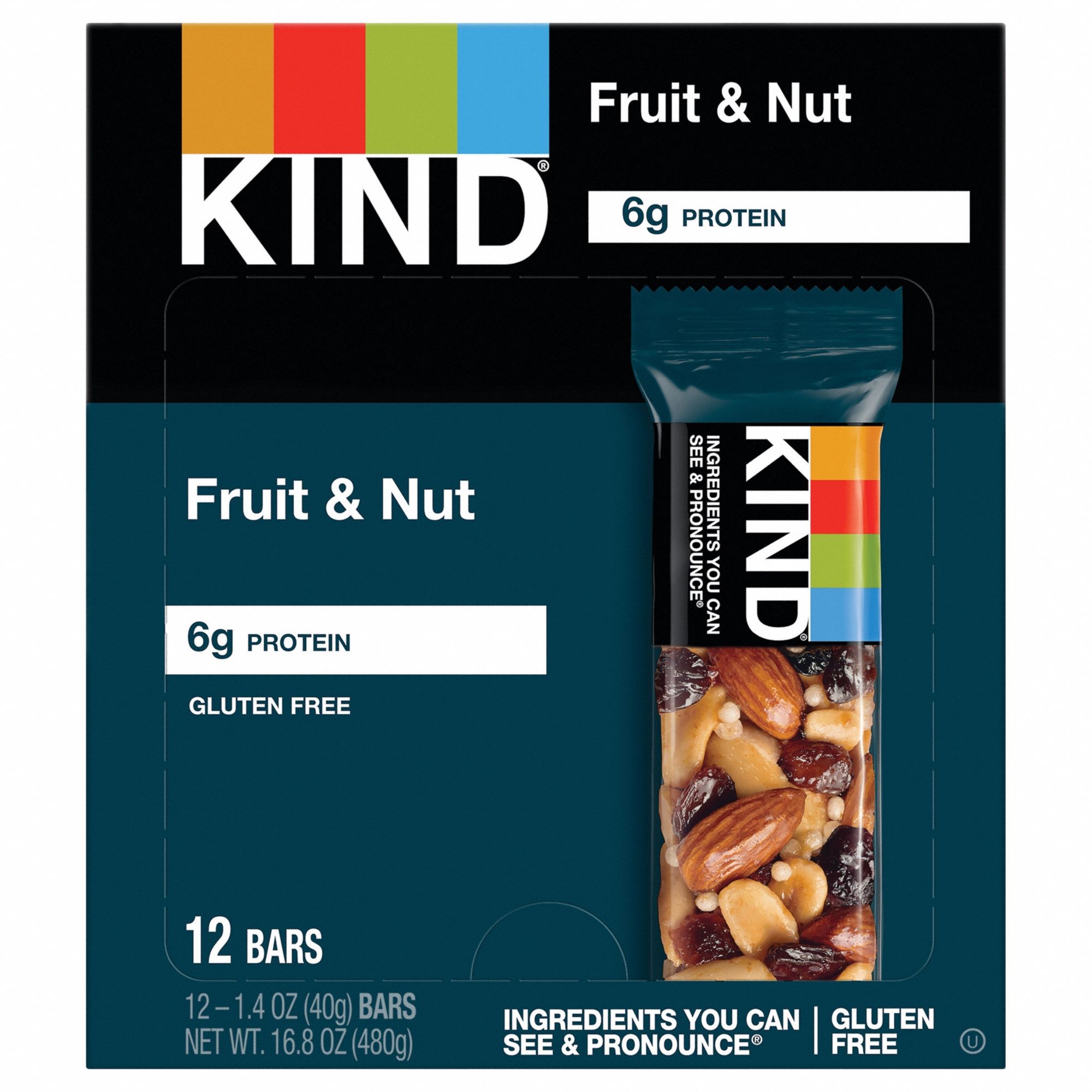 KIND Fruit and Nut Bar: Fruit and Nut Delight, 1.4 oz Size, 12 PK