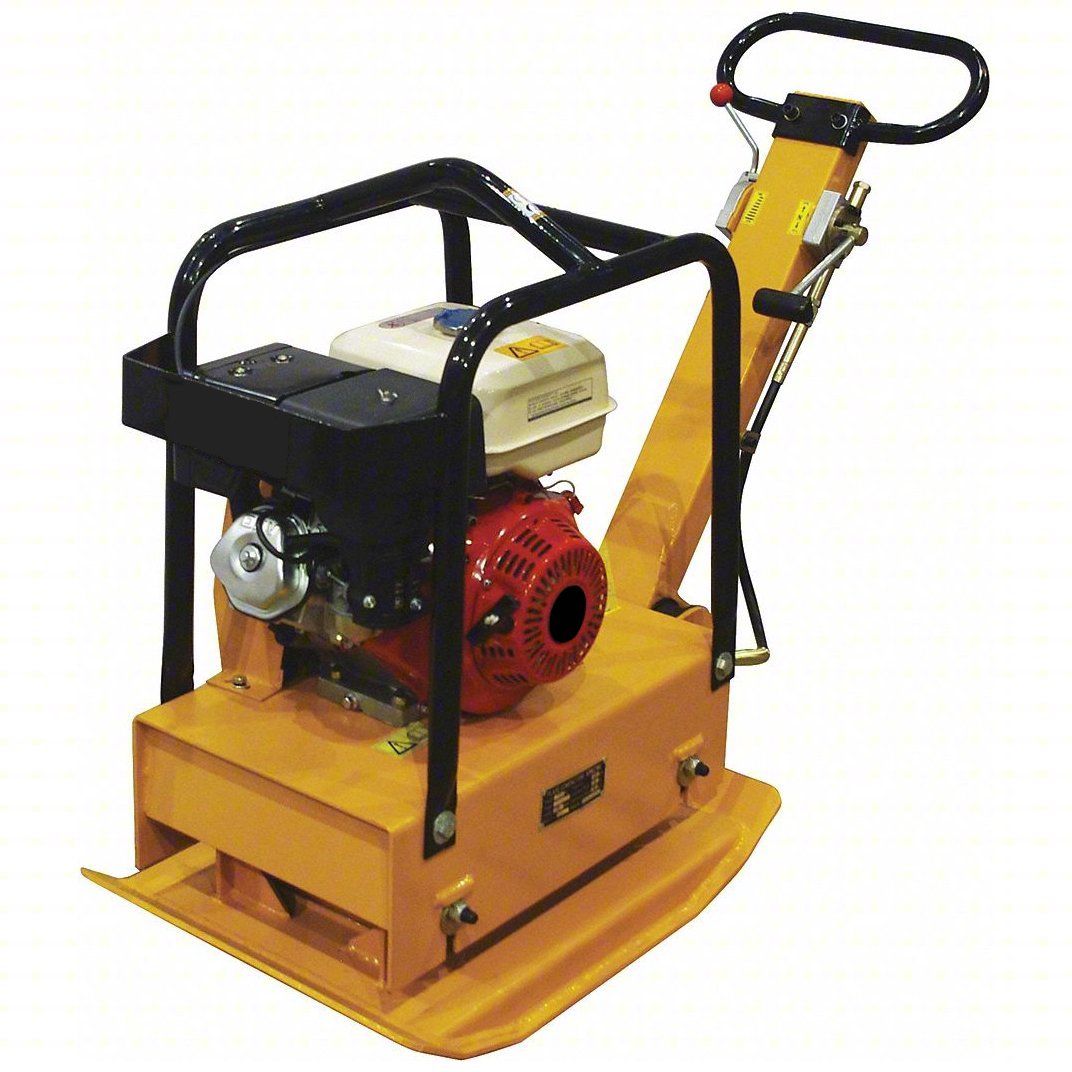 Gas Powered Plate Compactor: 28 1/2 in Plate Lg, 14 5/8 in Plate Wd