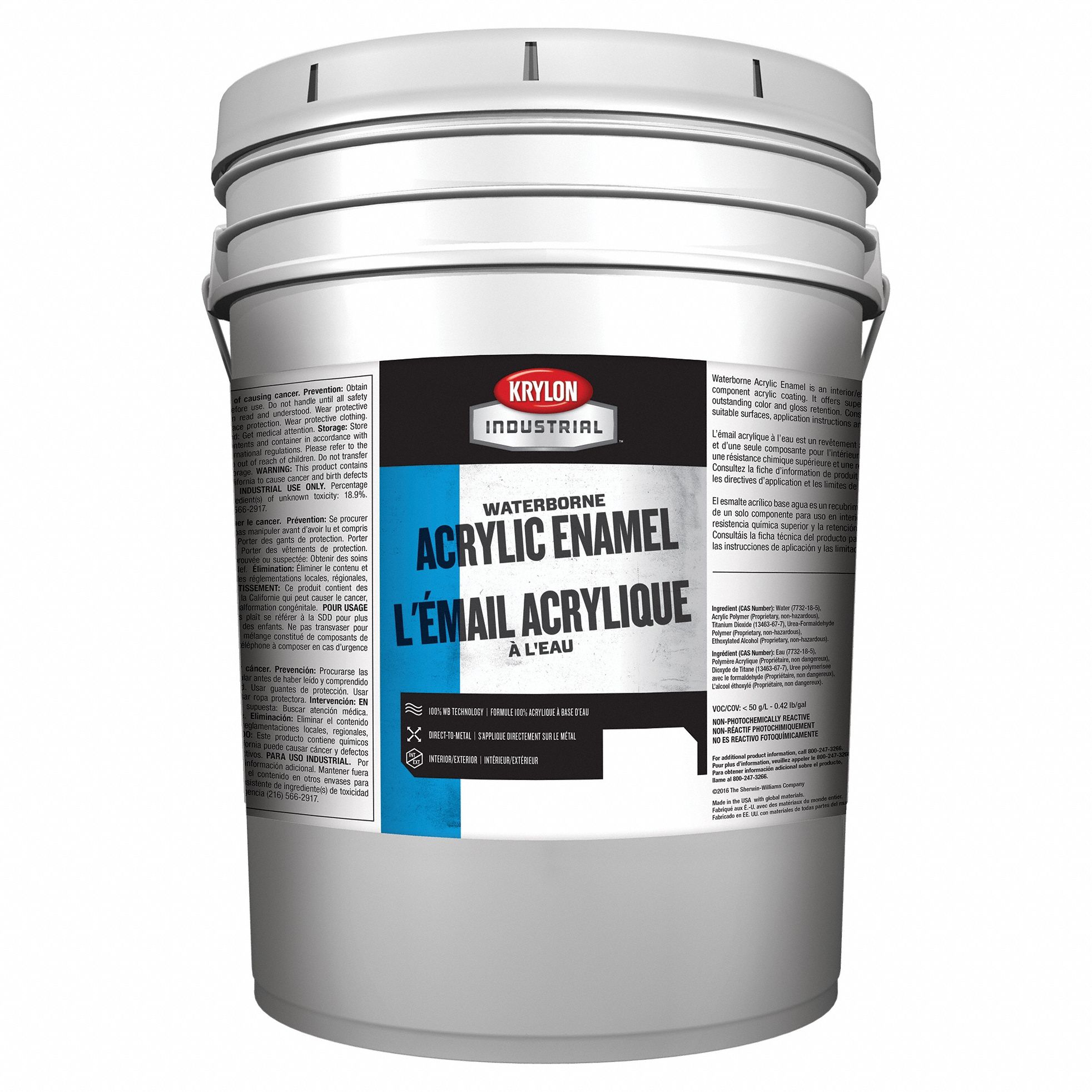 KRYLON INDUSTRIAL, Purple, Waterborne Acrylic Enamel, Industrial ...