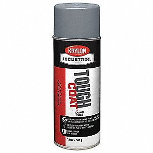 SPRAY PAINT, GENERAL PURPOSE, GLOSS FINISH, MACHINERY GREY,12 OZ, SOLVENT BASE/MODIFIED ALKYD ENAMEL