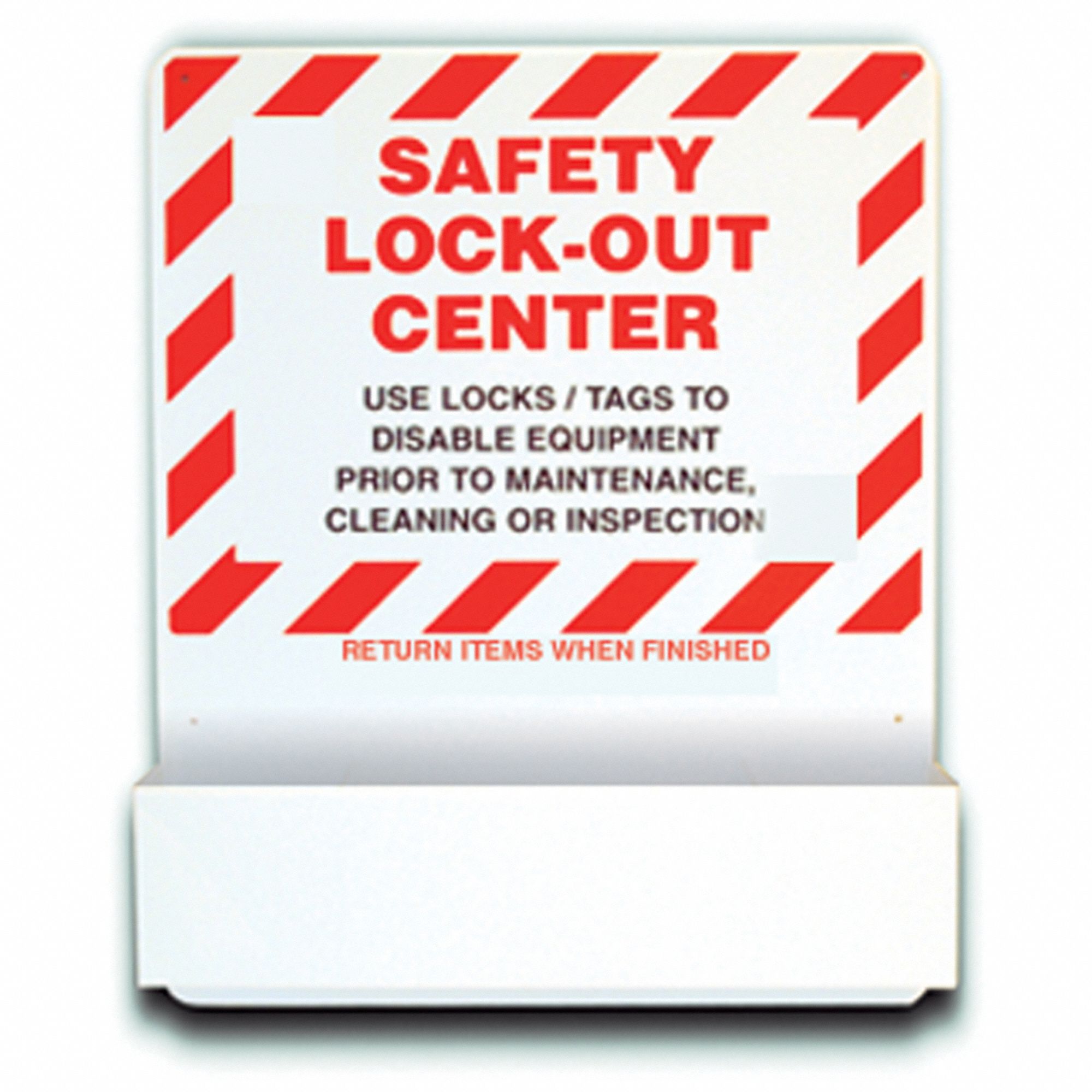 Lockout Board, Unfilled, 30" H