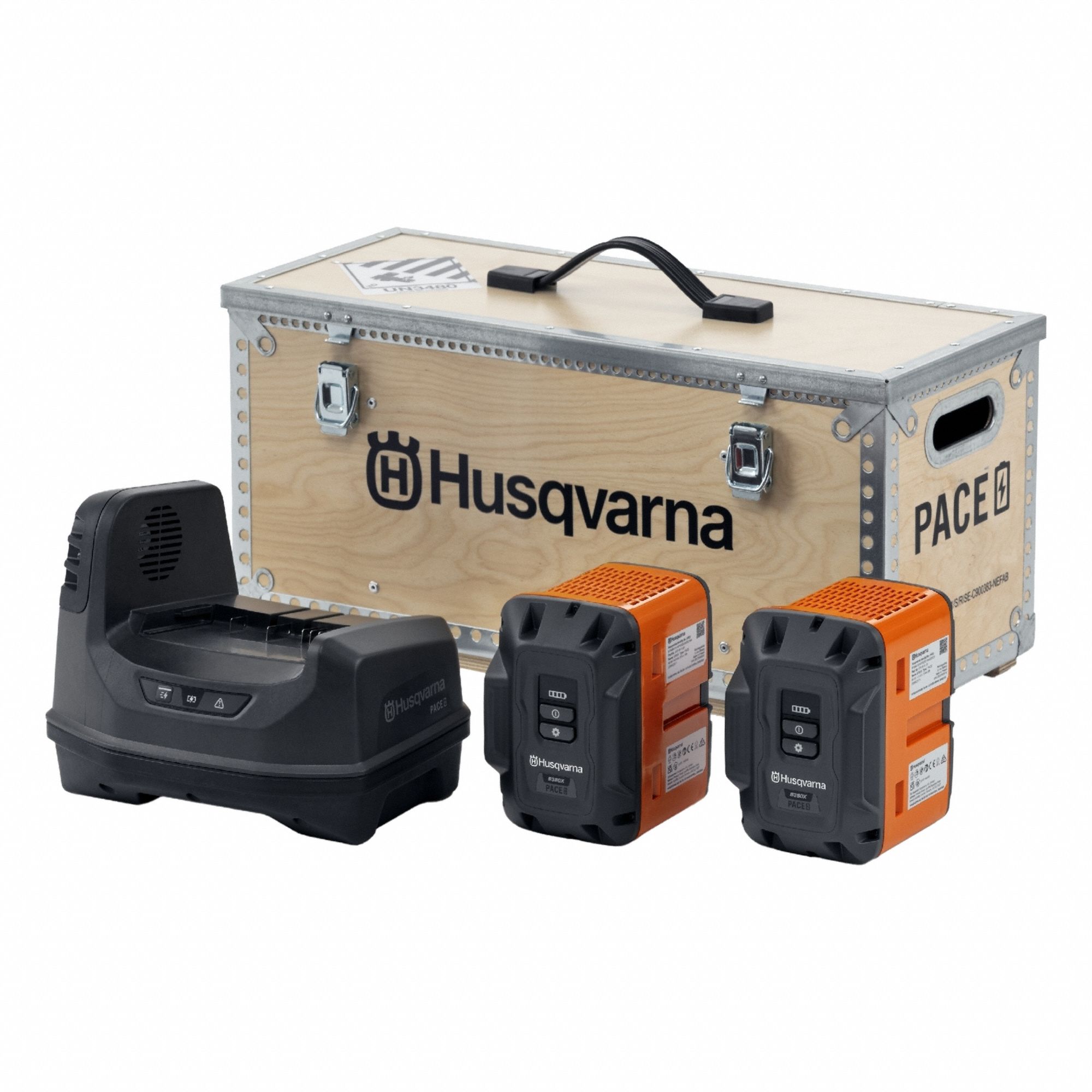 Battery Kit: PACE, 4 Ah, 2 Batteries Included, Charger Included, Tabbed, 93.6V DC