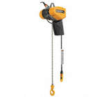 ELECTRIC CHAIN HOIST, 2000 LBS CAPACITY, 20FT LIFT, 2 SPEED, 208/230V, 3 PHASE, PENDANT CONTROL, YLW
