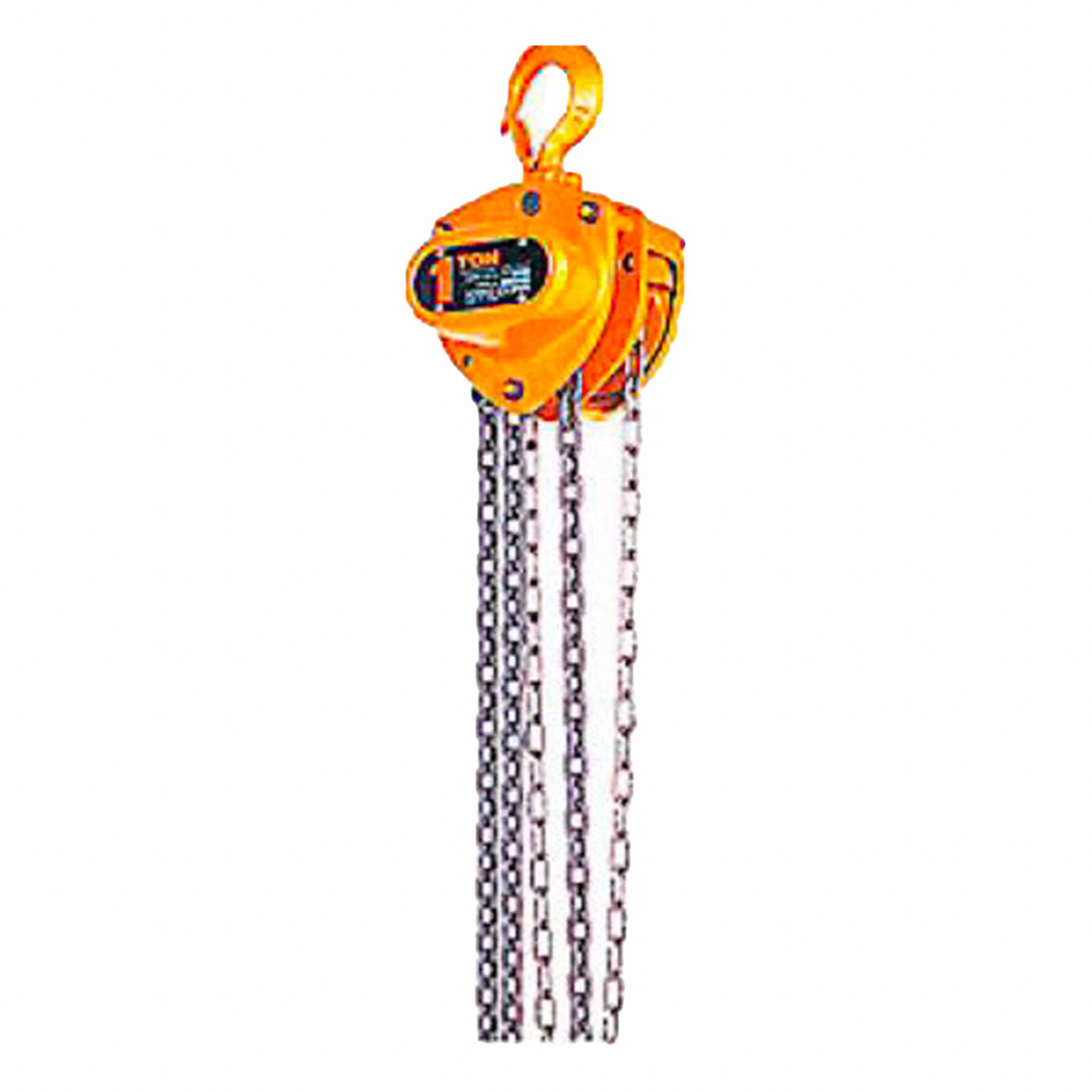 HAND CHAIN HOIST,79 LB,KITO YELLOW