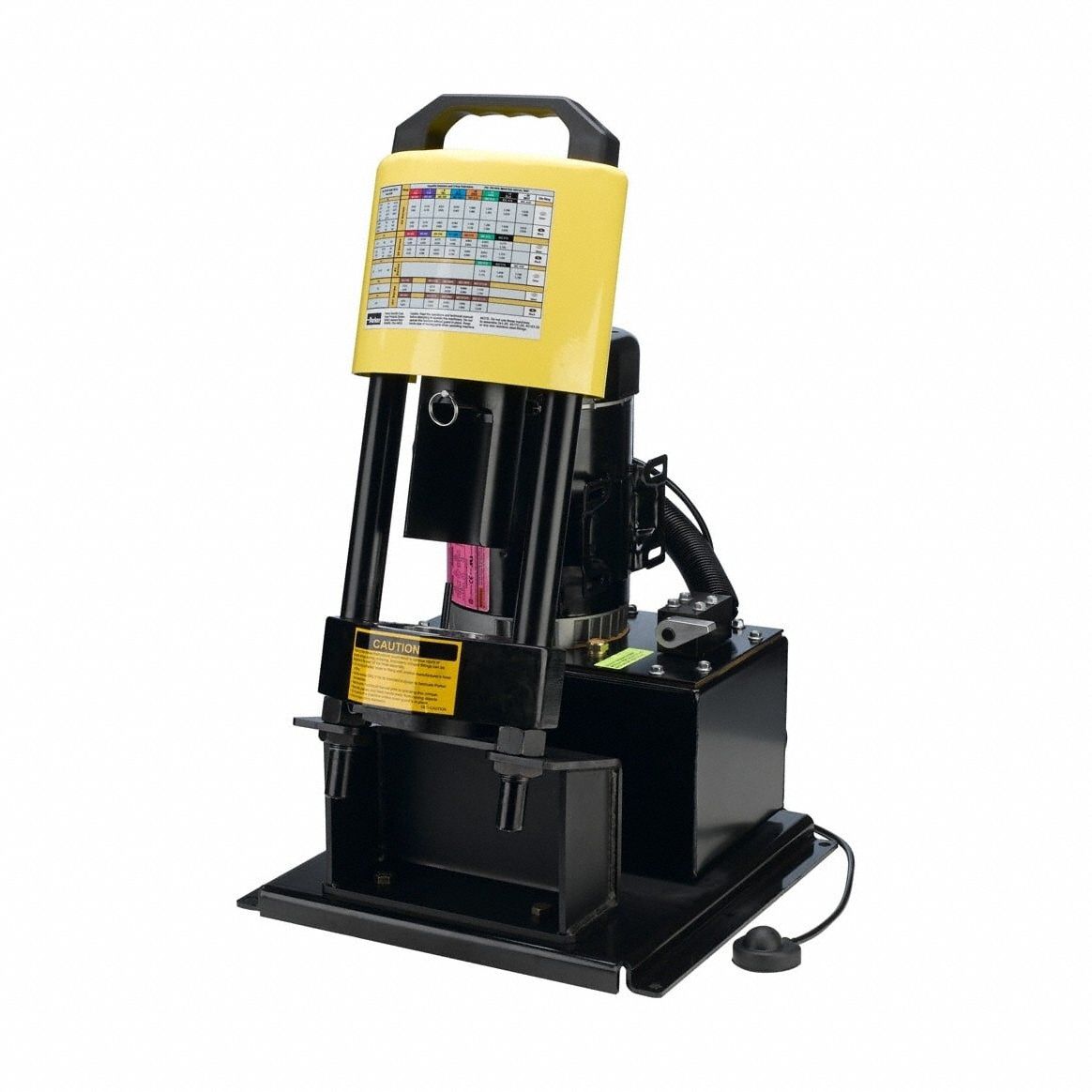 Hydraulic Hose Crimping Machine: 1 1/4 in Max, Corded, 208 to 230/115V, Bench Mount/Portable