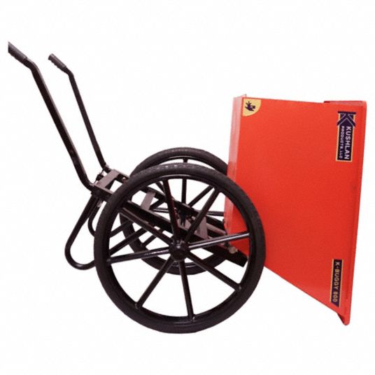 KUSHLAN PRODUCTS, Steel Tray, 8 cu ft Max Volume Capacity, Wheelbarrow