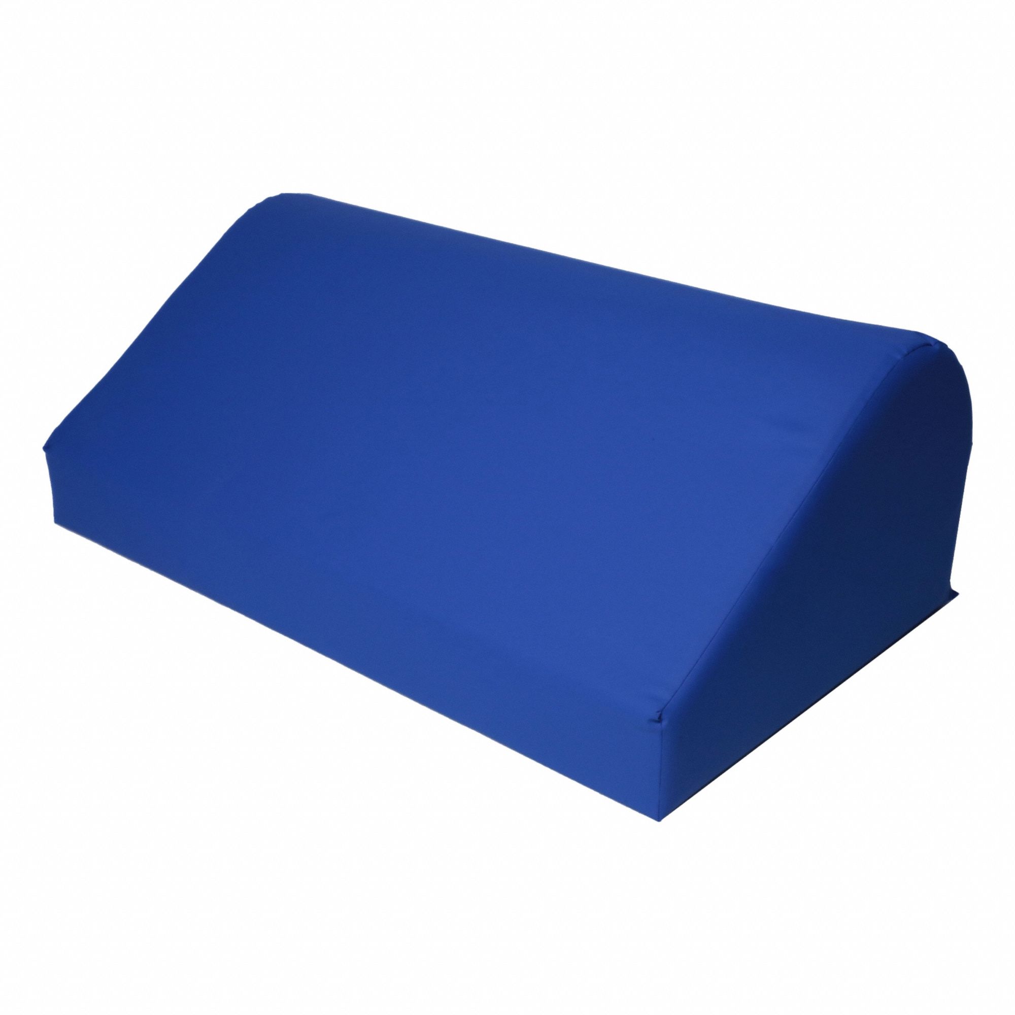 Bed Wedge: Blue, 21 in Overall Lg, 7 1/4 in Overall Wd, 12.5 in Overall Ht, Nylon/Polyester