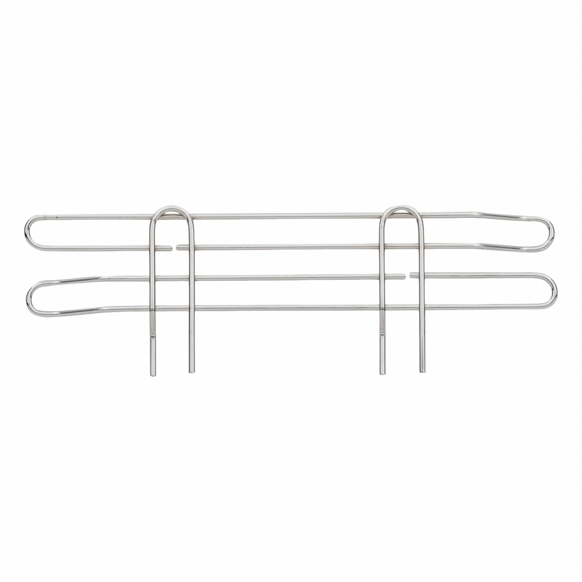 Ledge: 18 in x 1 1/2 in x 4 in, Steel