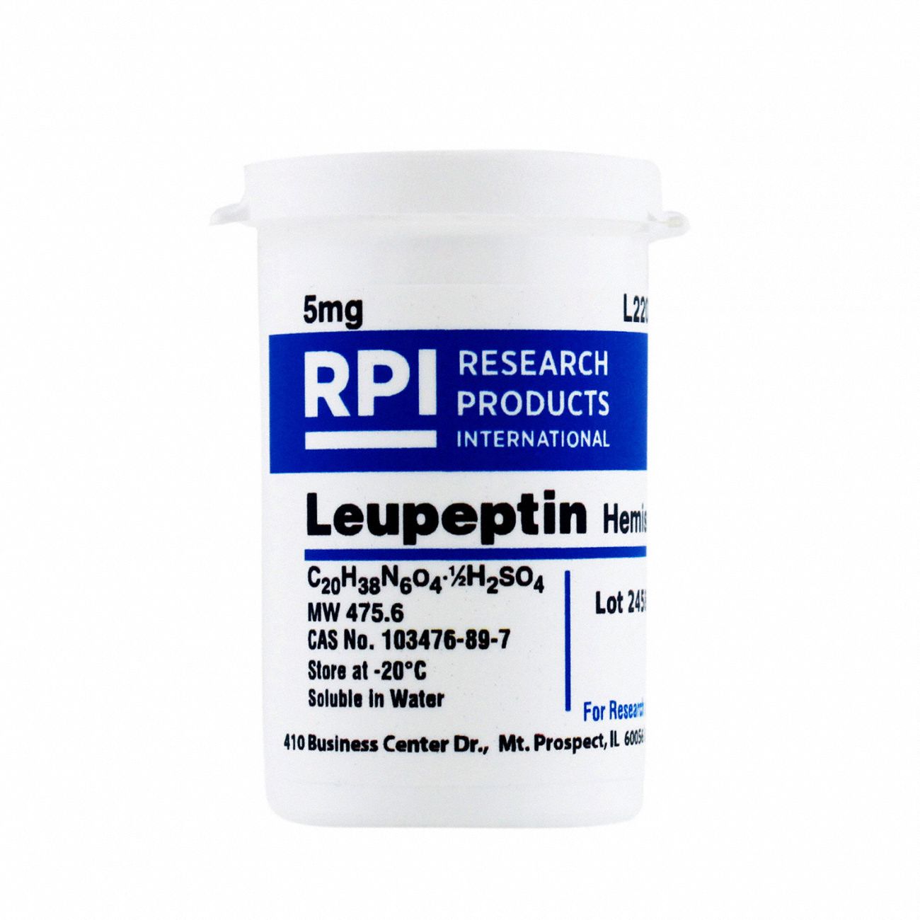 Leupeptin Hemisulfate, 5mg