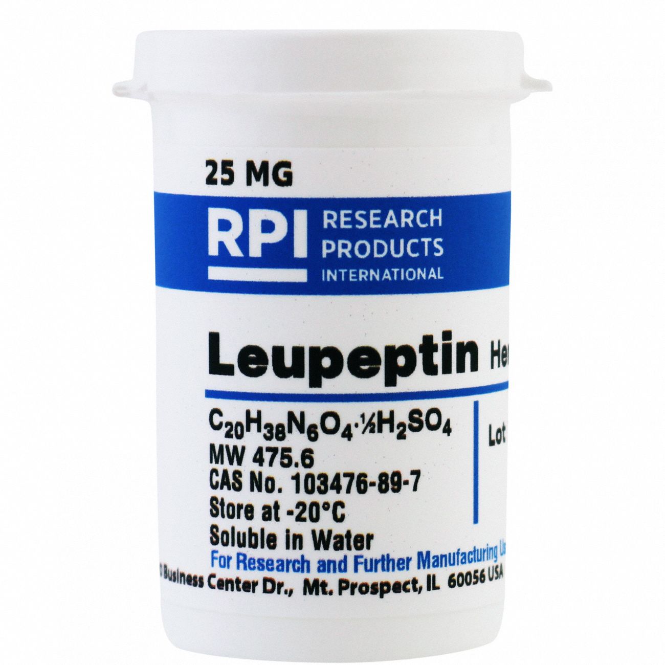 Leupeptin Hemisulfate, 25mg