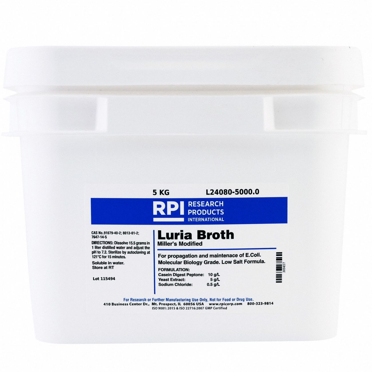 Luria Broth Millers Modified, 5kg