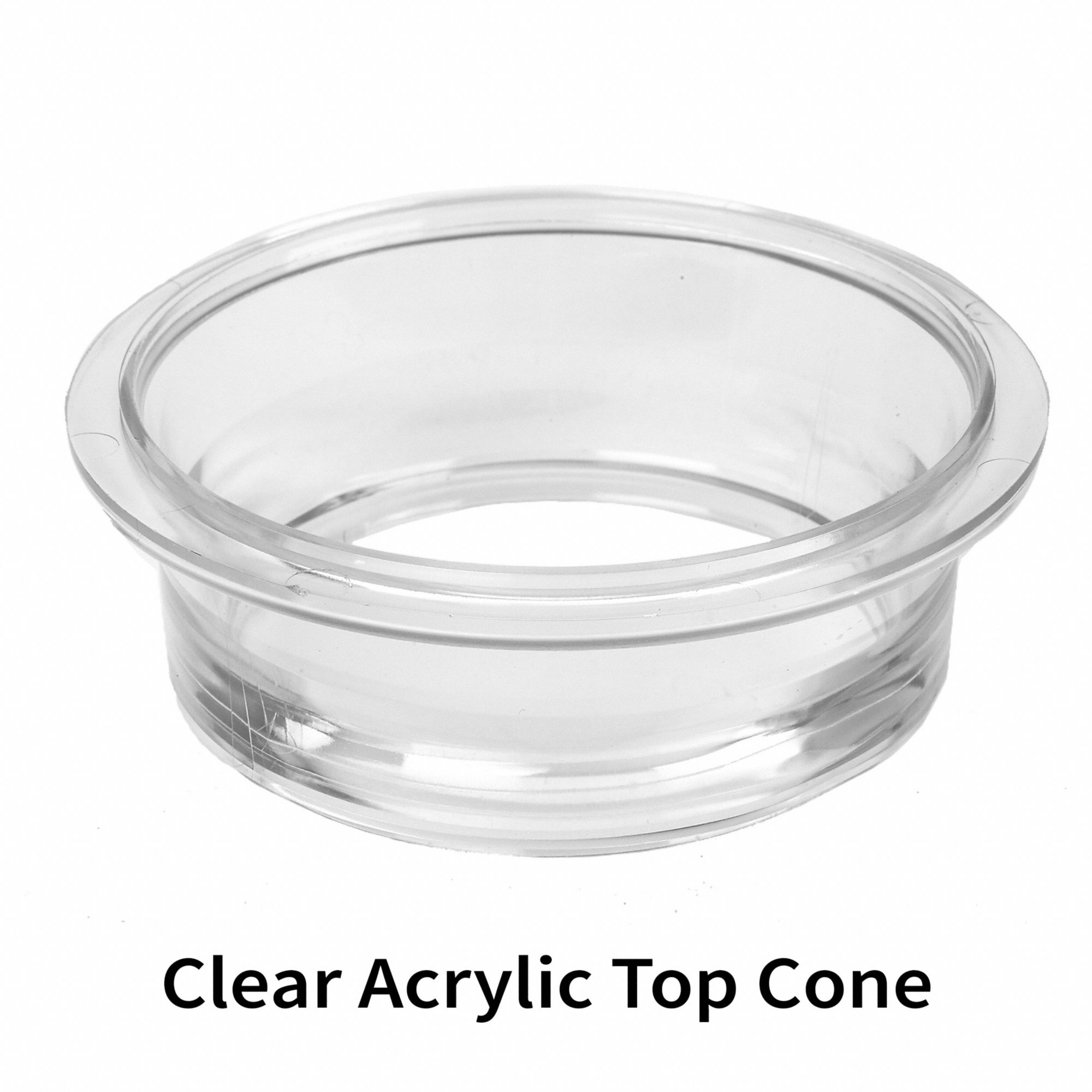 Top Cone: 3 in Overall Dia