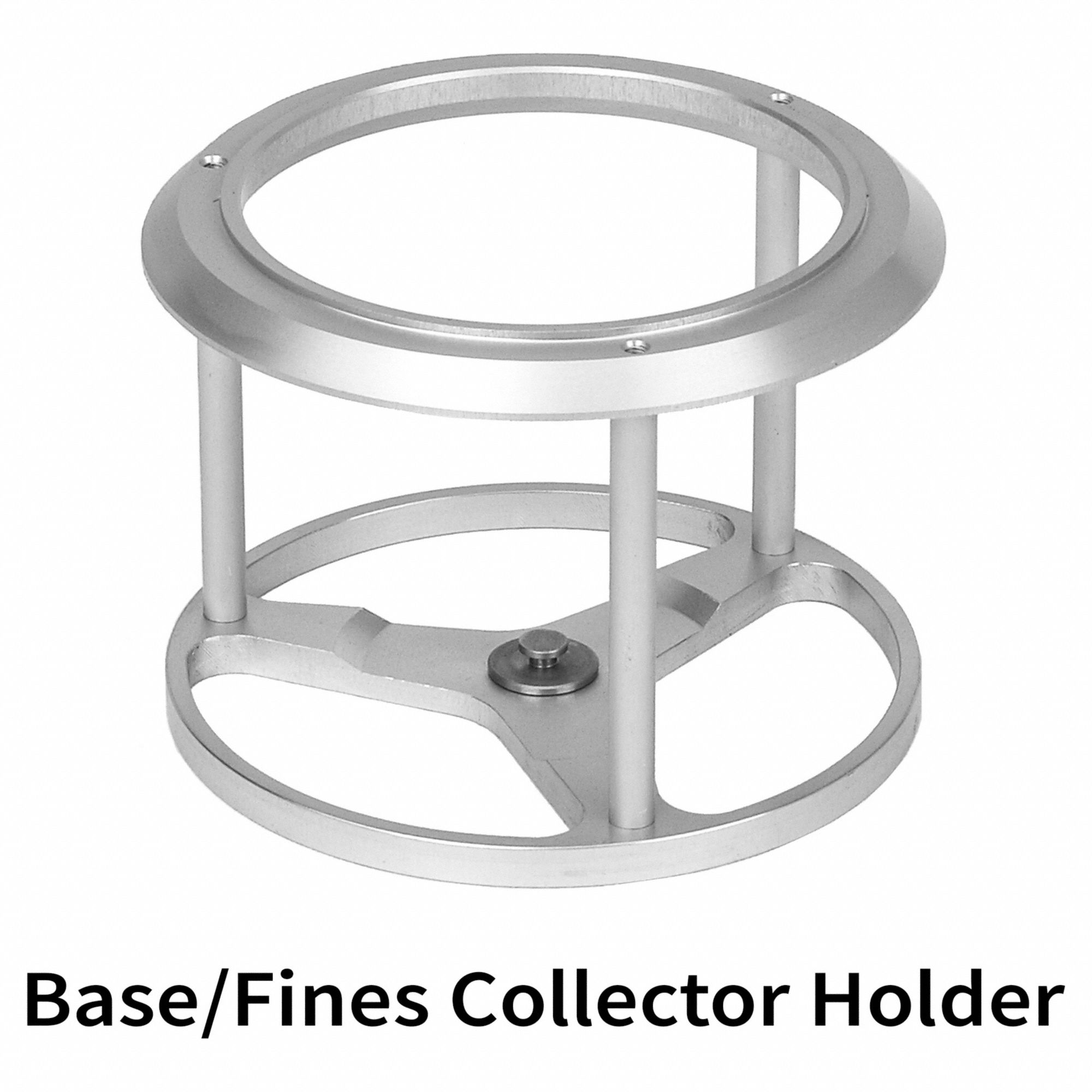 Fines Collector Holder: 3 in Overall Dia